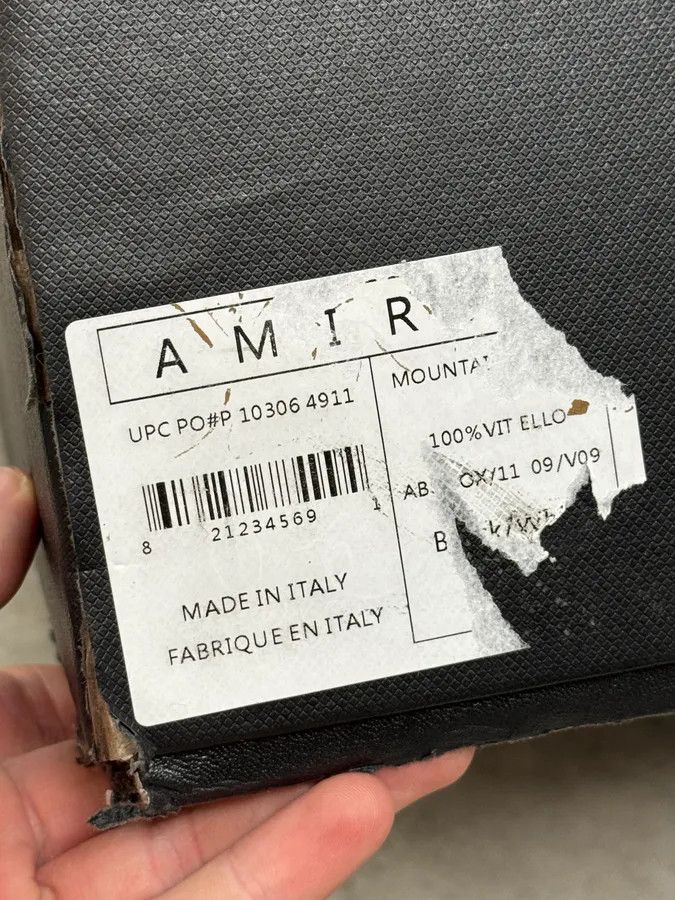 Vintage Amiri Black Eroded Suede Leather Zipper Boots Size US 8 / EU 41 - 10 Thumbnail