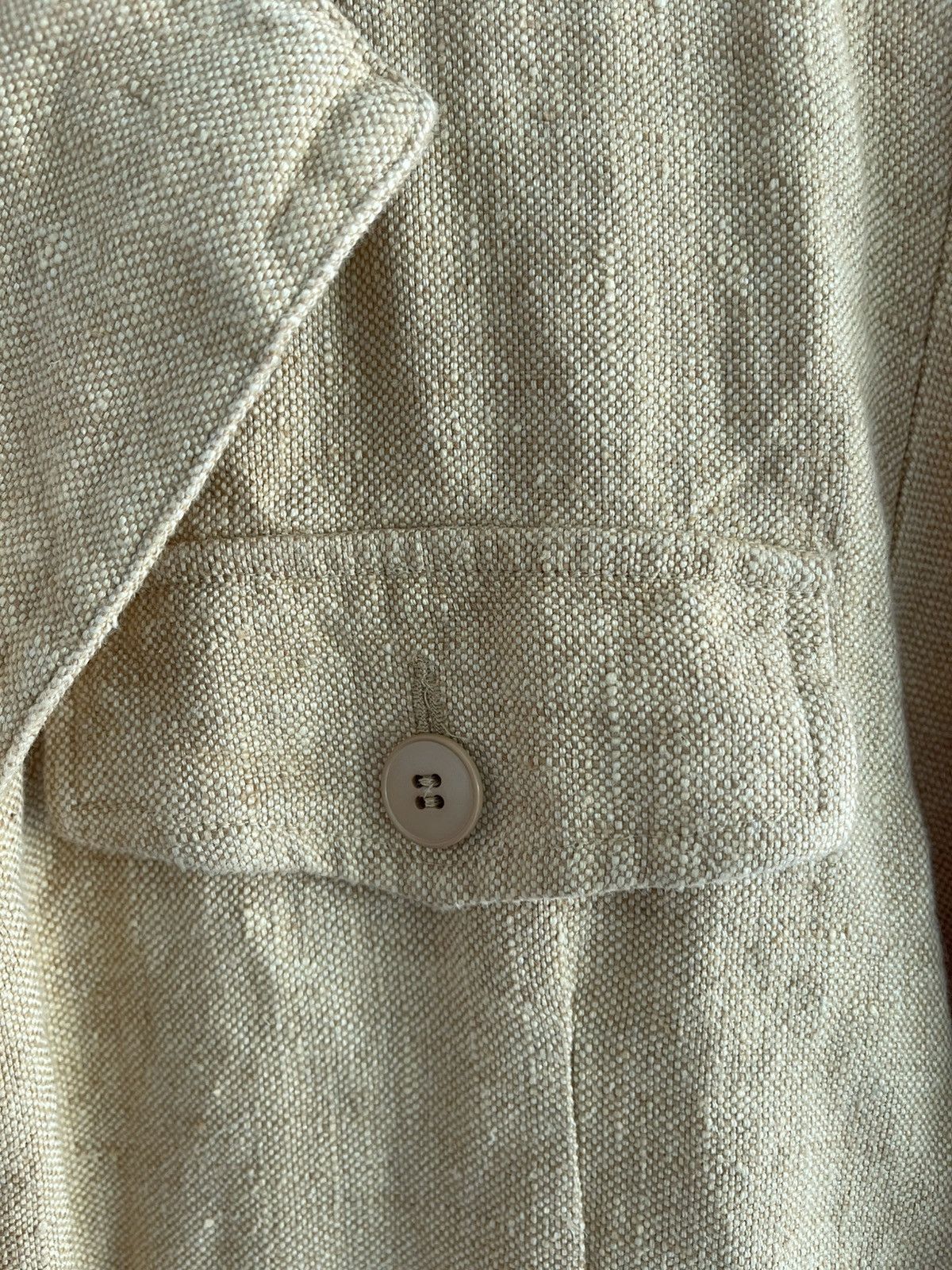 agnes b. Agnes b Linen Blazer Jacket Size XL / US 12-14 / IT 48-50 - 6 Thumbnail