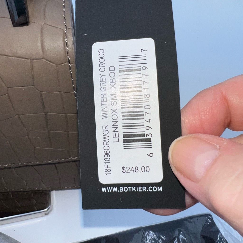 Other BOTKIER NEW YORK Small Lennox Croc-Embossed Leather Crossbod Size ONE SIZE - 4 Thumbnail
