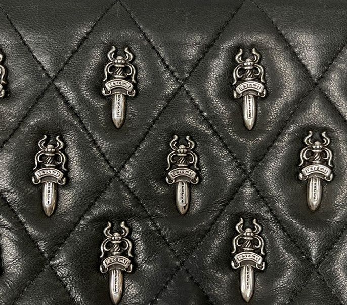 Chrome Hearts Chrome Hearts Dagger Quilted Clutch Size ONE SIZE - 4 Thumbnail