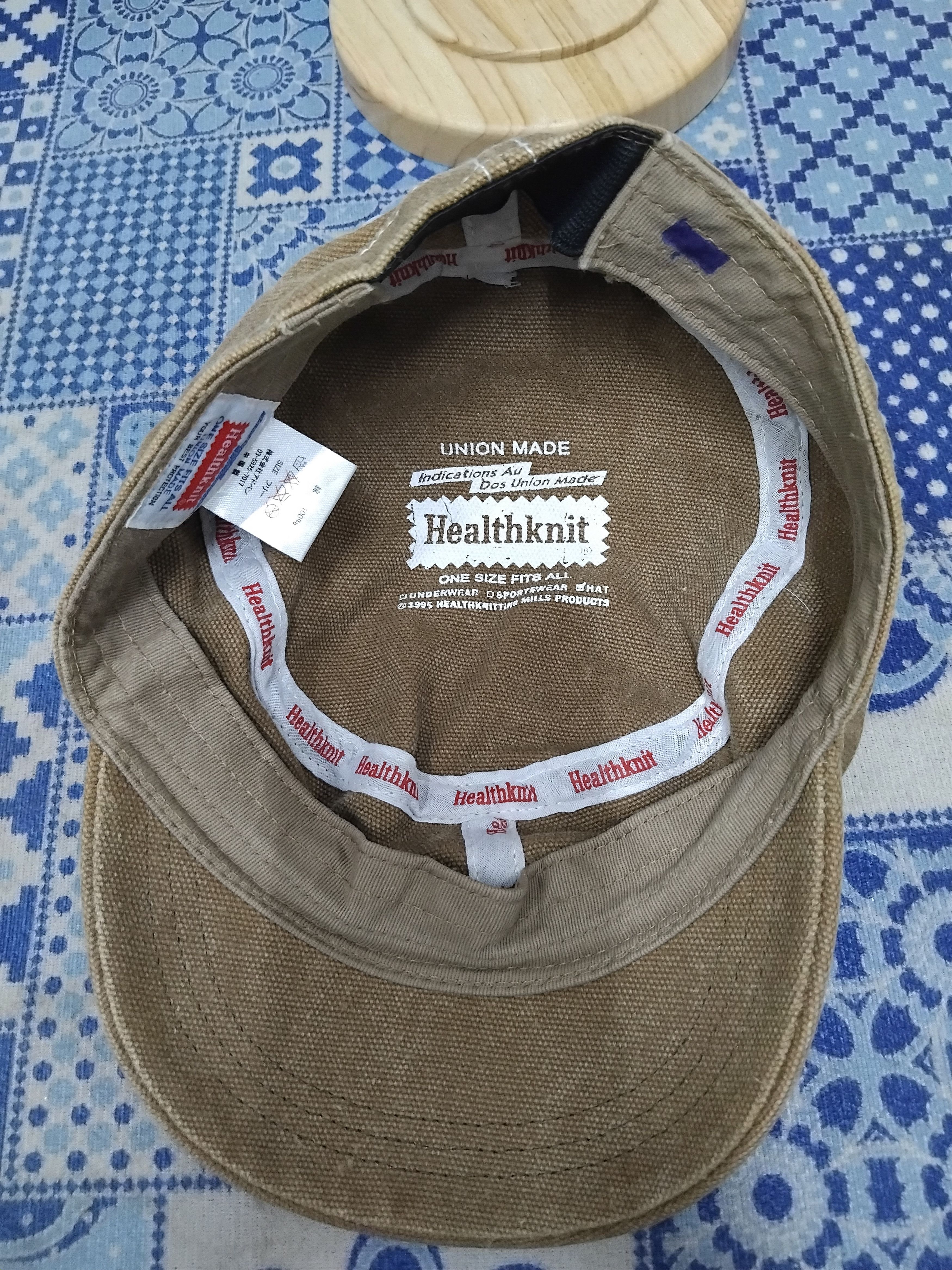 Japanese Brand 💥Healthknit union made brown cap Size ONE SIZE - 4 Thumbnail