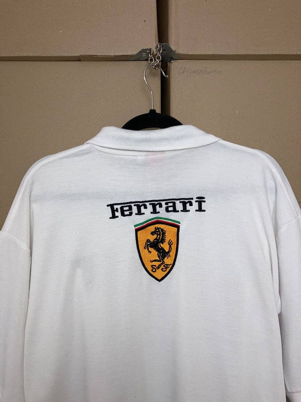 Ferrari VINTAGE FERRARI POLO SHIRT SHELL RACING FORMULA 1 Y2K SKATE Size US XXL / EU 58 / 5 - 3 Thumbnail