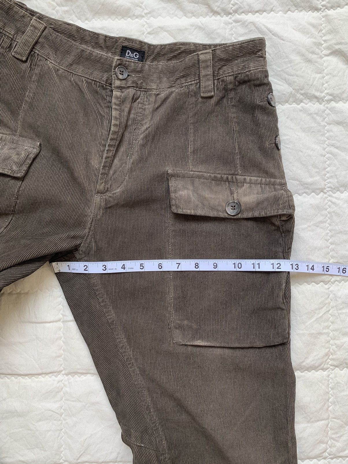Dolce & Gabbana Archive Dolce & Gabbana Big Front Pocket Military Cargo Pant Size US 31 - 21 Thumbnail