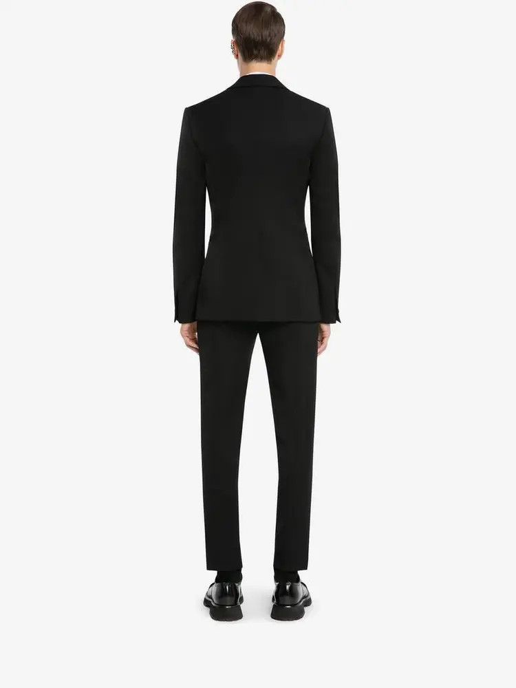 Alexander McQueen o1w1db10925 Large Lapels Tailored Jacket in Black Size US XL / EU 56 / 4 - 5 Thumbnail