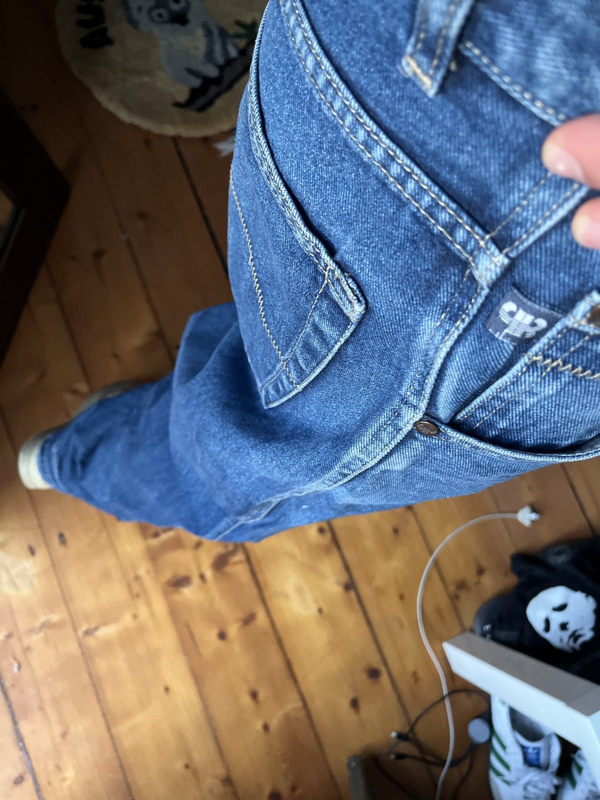 Japanese Brand × Pelle Pelle Denim Skate Wide leg Pants y2k Pelle Pelle Size US 32 / EU 48 - 8 Thumbnail