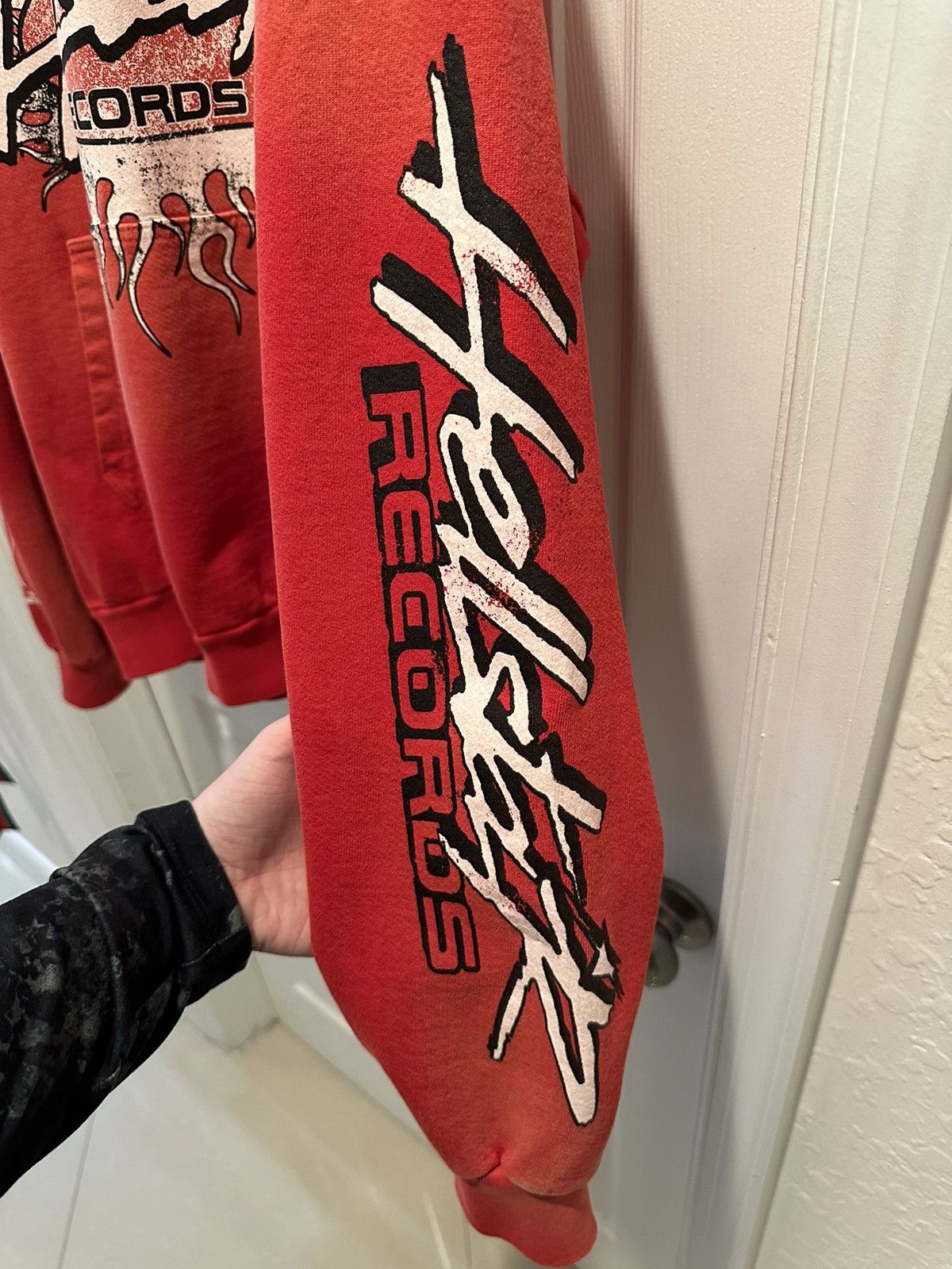 HELLSTAR HELLSTAR Studio Records Red Hoodie Size US L / EU 52-54 / 3 - 6 Thumbnail
