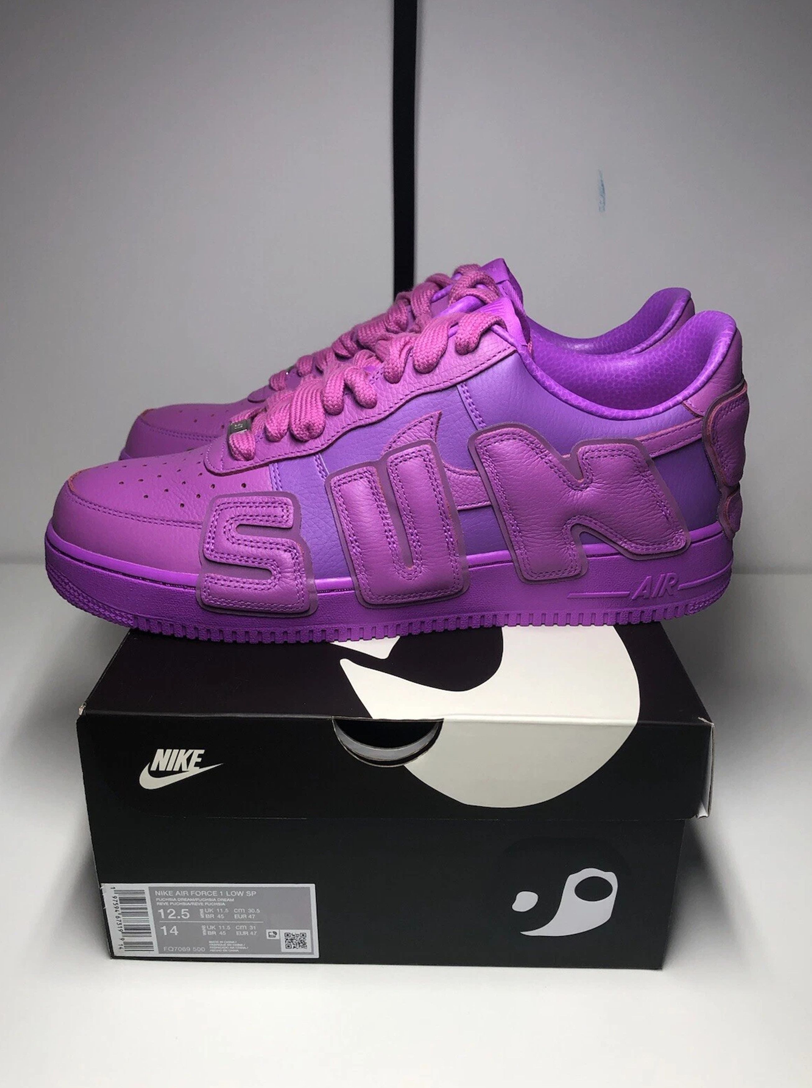 Cactus Plant Flea Market × Nike Cactus Plant Flea Market x Nike Air Force 1 Low “Fuchsia” Size US 12.5 / EU 45-46 - 4 Thumbnail