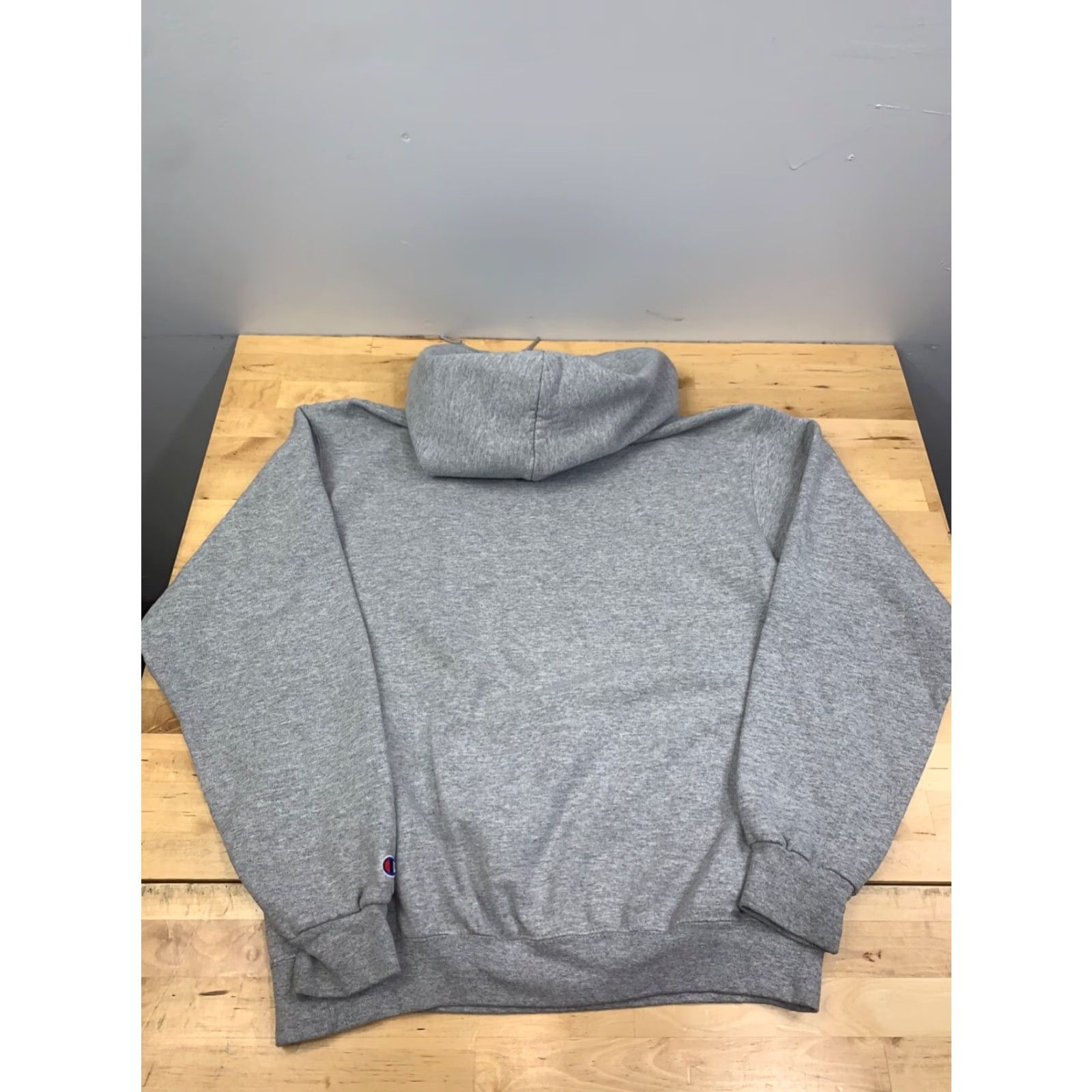 Champion Champion Hoodie Mens M Gray USN Navy United States Navy College Sports USA Pullover Heavyweight Hooded Drawstring 10932 Size US M / EU 48-50 / 2 - 8 Thumbnail