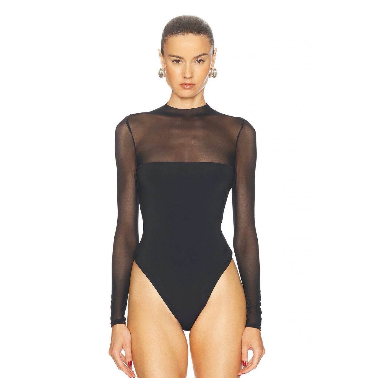 Kane & Unke SEROYA Brandi Bodysuit in Black Size Small NWOT Size S / US 4 / IT 40 - 2 Thumbnail