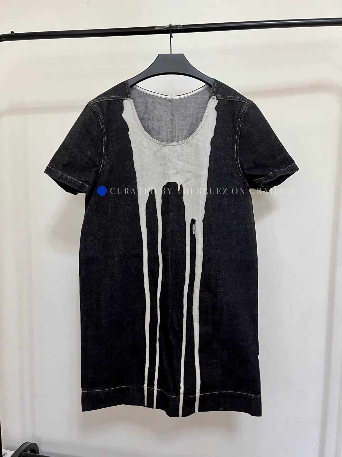 Rick Owens Ink Splatter Short Sleeve T-shirt Size US S / EU 44-46 / 1 - 1 Thumbnail