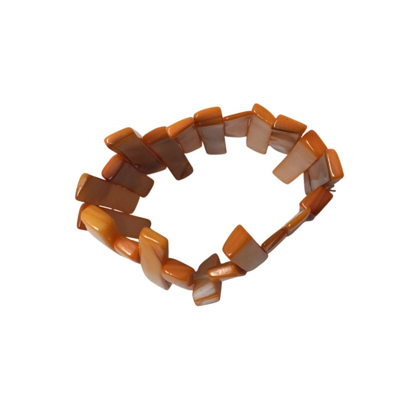 Other Women's Stretchy Chunky Orange Bracelet Size ONE SIZE - 7 Thumbnail