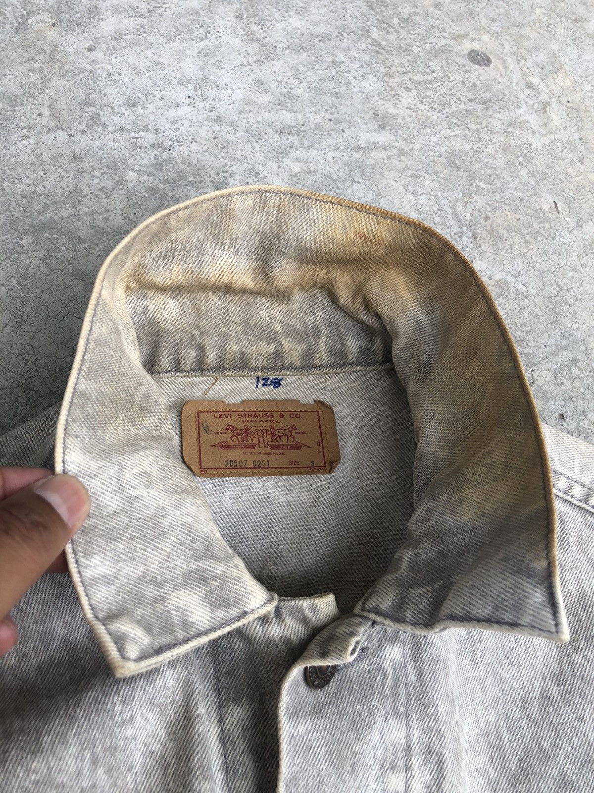 Levi's Vintage 80s Levis Denim Jacket Distressed Denim Size US M / EU 48-50 / 2 - 11 Thumbnail
