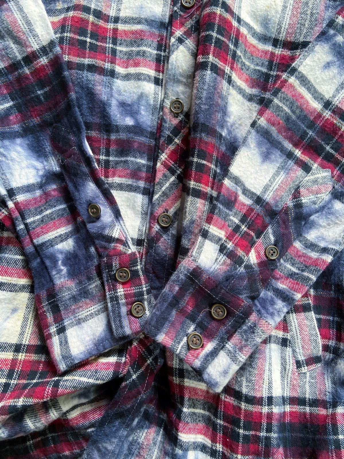 Japanese Brand PLACE PLAN TIE DYE BUTTON DOWN SHIRT COAT STYLE Size US L / EU 52-54 / 3 - 7 Thumbnail