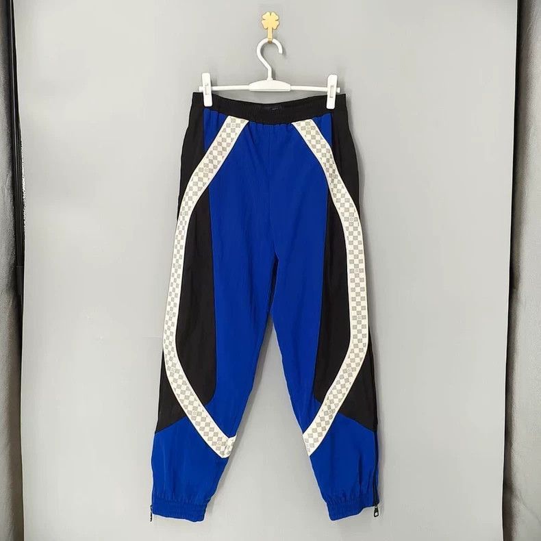 Louis Vuitton louis vuitton blue checkered casual joggers-2507 Size US 27 - 2 Thumbnail