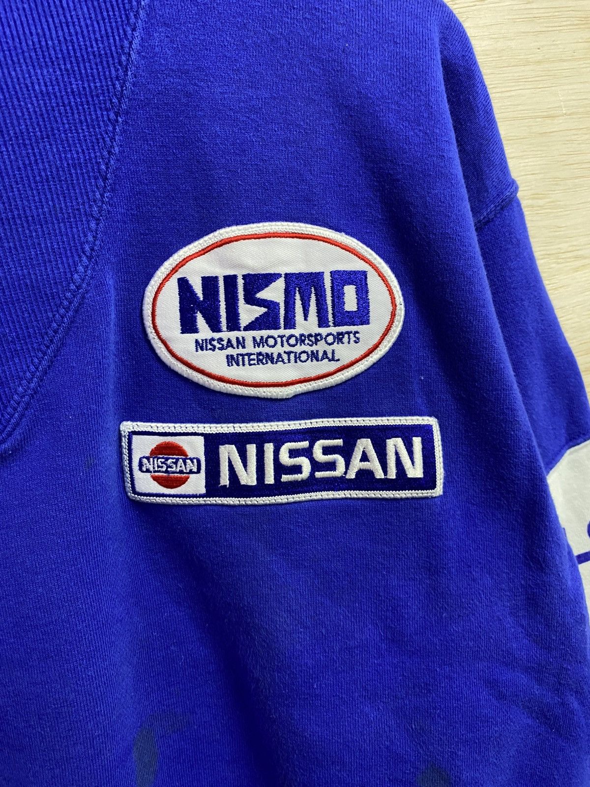 Nissan RARE Vintage 90s Nismo Nissan Racing Team LE MANS Sweatshirt Size US XL / EU 56 / 4 - 2 Thumbnail