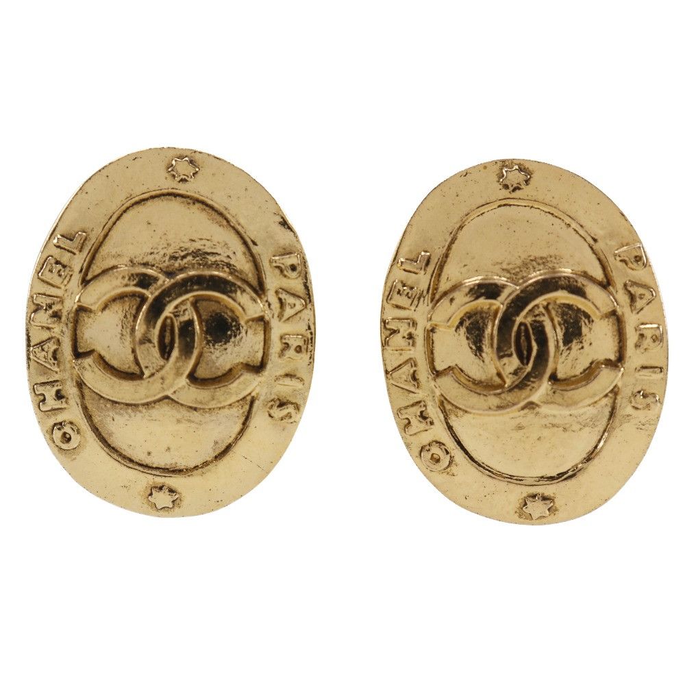 Chanel Chanel Chanel Coco Mark Earrings Metal Earrings DUTY FREE for USA Size ONE SIZE - 1 Thumbnail