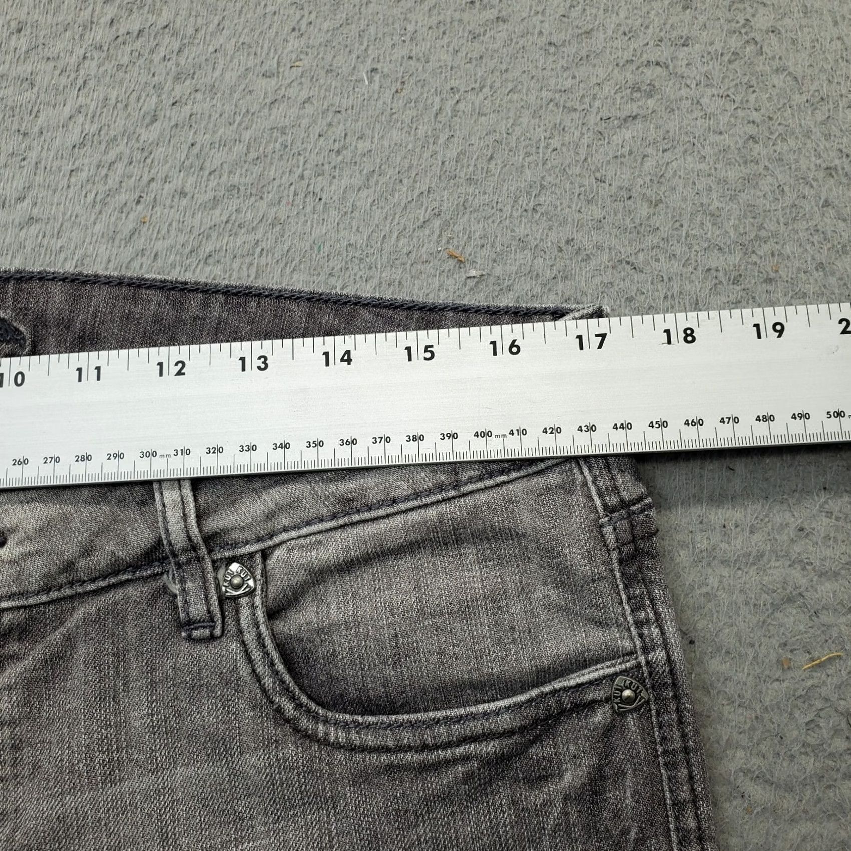 Vintage KUT from the Kloth Jeans Womens 12 Size Multi Denim Stretch Cotton Straight Leg Size 34" / US 12 / IT 48 - 5 Thumbnail