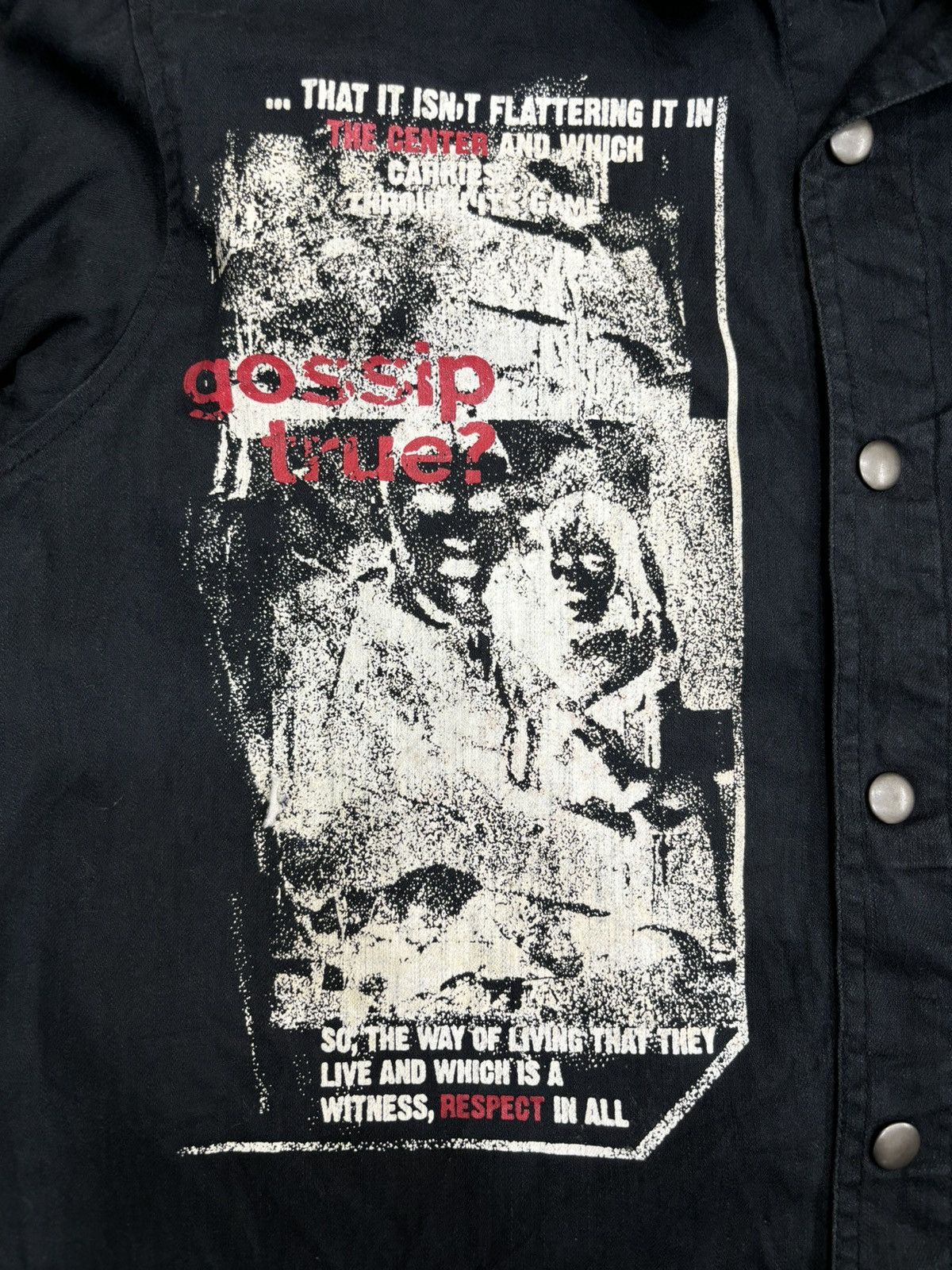 Japanese Brand 💥Punk Style💥Insane Style BerningSho Punk Shirt F524 Size US M / EU 48-50 / 2 - 6 Thumbnail