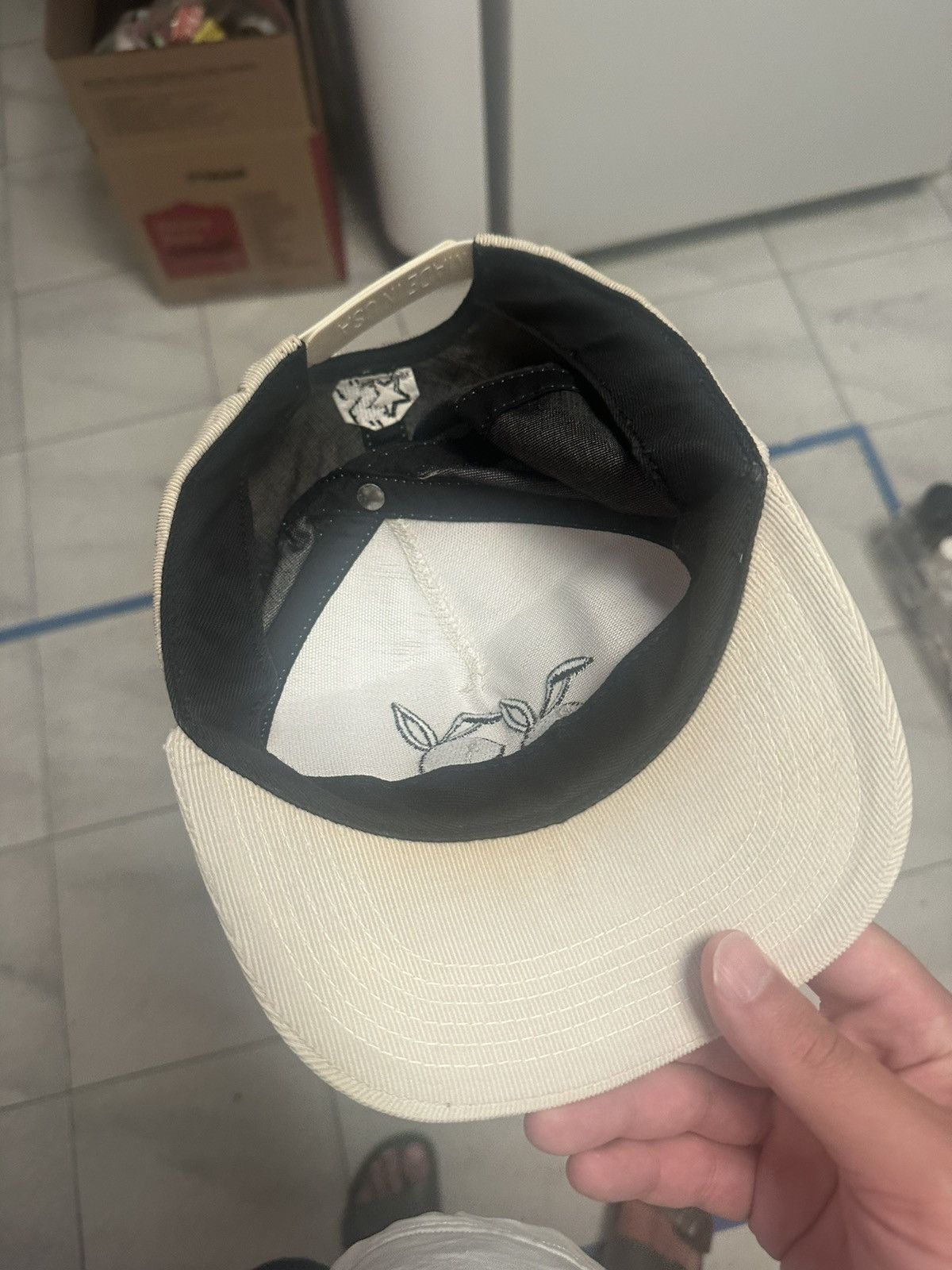 Supreme Supreme Appletown Corduroy 5 Panel Snapback Hat Playboy Size ONE SIZE - 2 Thumbnail