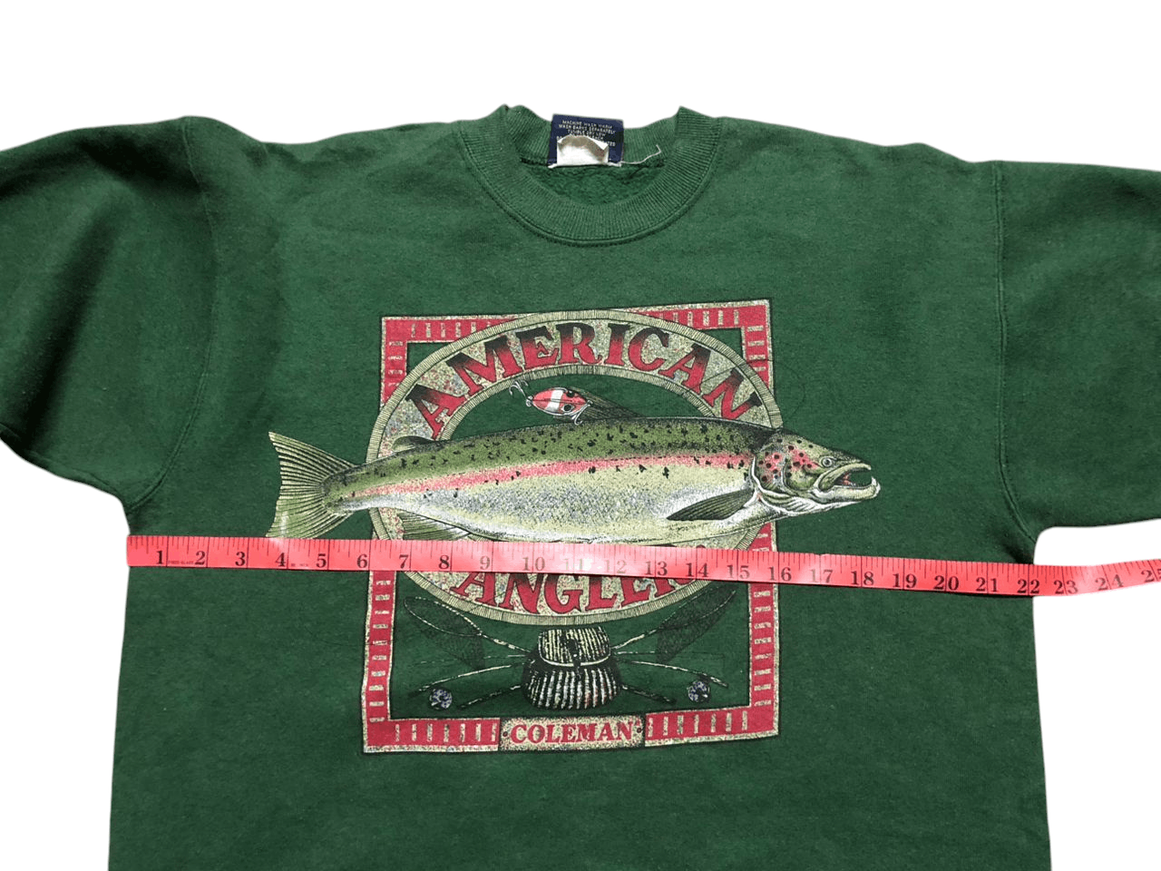 Coleman Vintage 90s Coleman "American Angler" Crewneck Sweatshirt Size US M / EU 48-50 / 2 - 11 Thumbnail