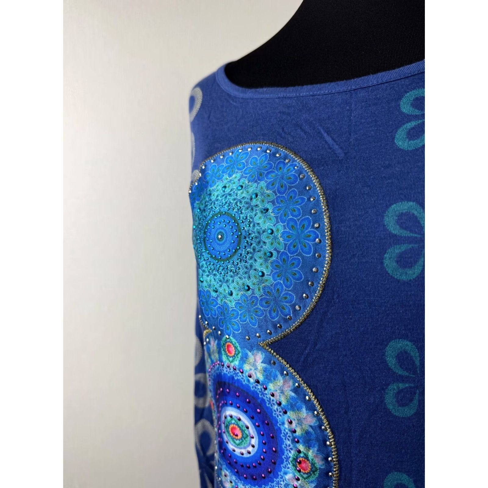 Desigual Desigual Shirt Tunic Womens Size L Multicoloured Long Sleeve Size L / US 10 / IT 46 - 4 Thumbnail