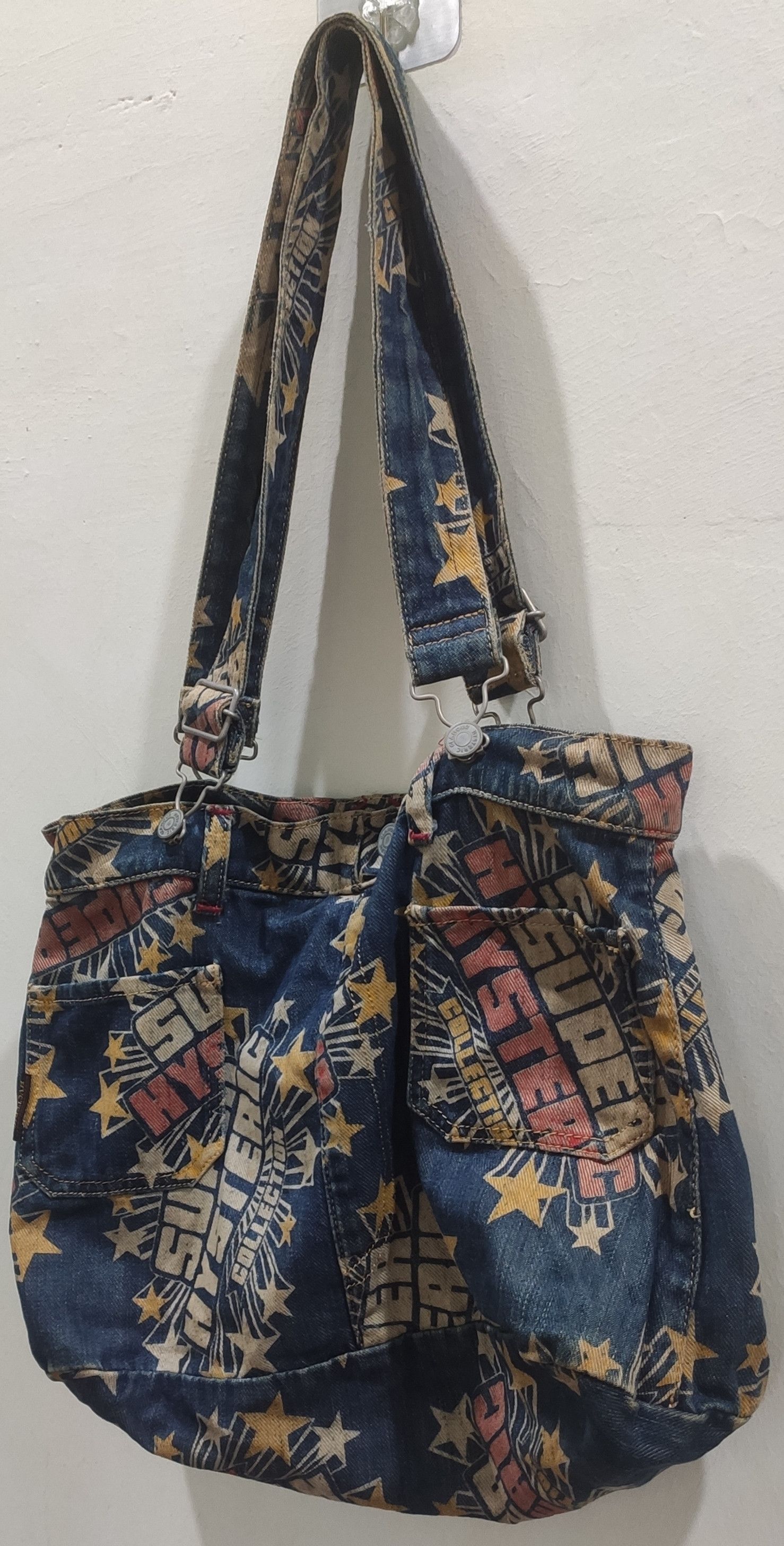 Hysteric Glamour × Vintage Vintage Denim Super Hysteric Glamour Collection Tote Beg Size ONE SIZE - 3 Thumbnail
