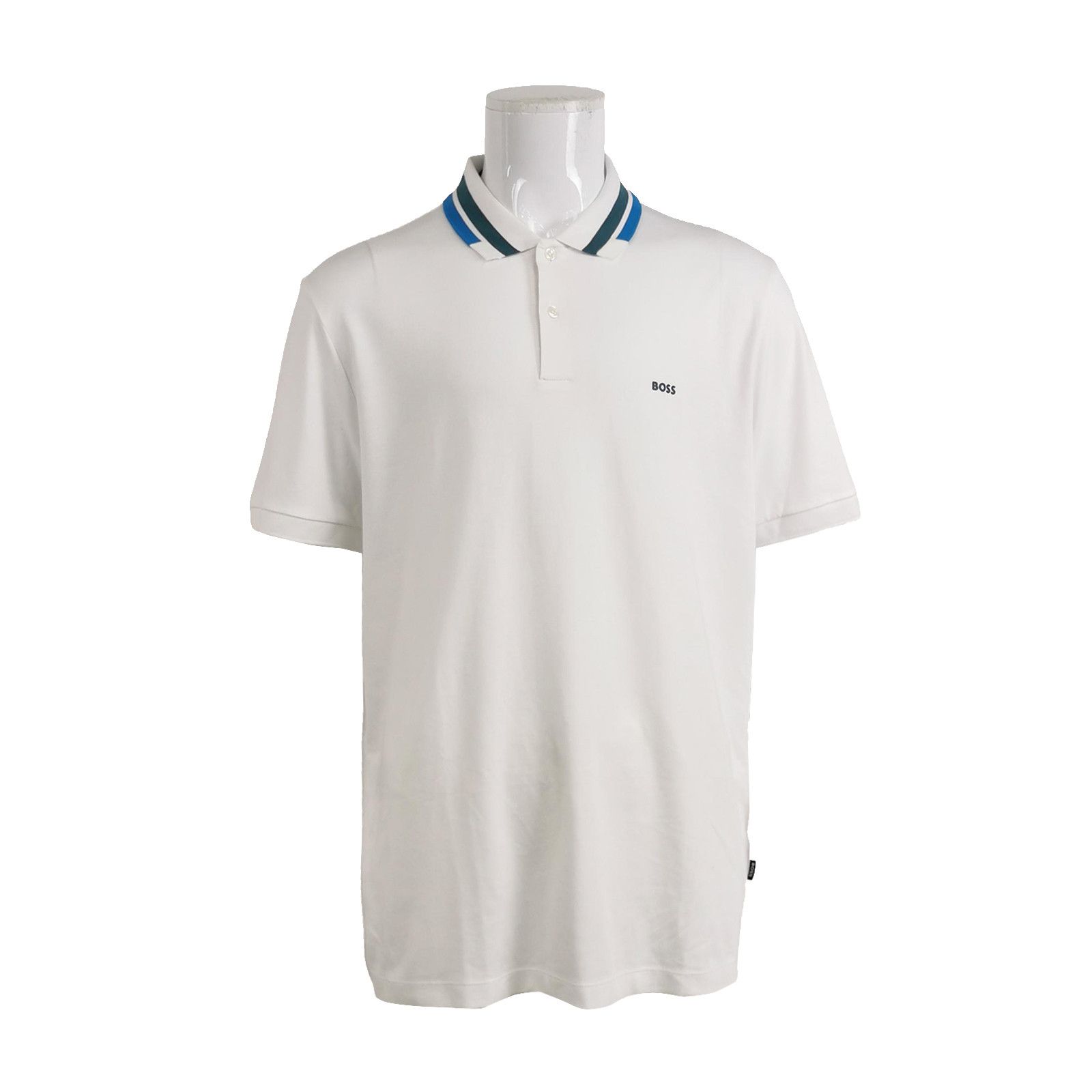 Hugo Boss Hugo Boss Contrast Collar Cotton Polo Shirt XXL Size US XXL / EU 58 / 5 - 1 Thumbnail