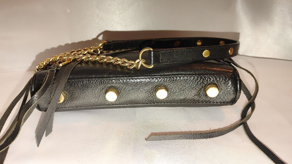 Rebecca Minkoff Rebecca Minkoff Leather Moto 3-Zip Crossbody Convertible Bag Size ONE SIZE - 7 Thumbnail