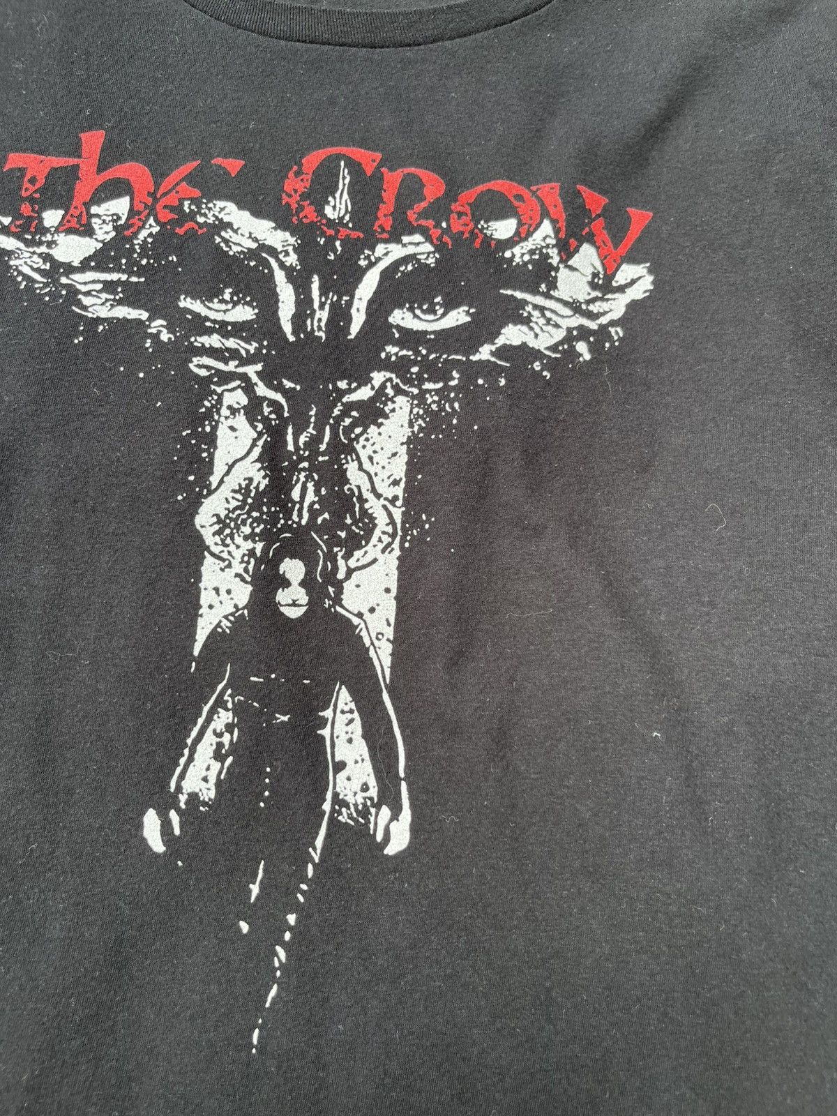 Band Tees × Vintage Vintage The Crow movie t-shirt logo y2k tee eyes Size US L / EU 52-54 / 3 - 9 Thumbnail