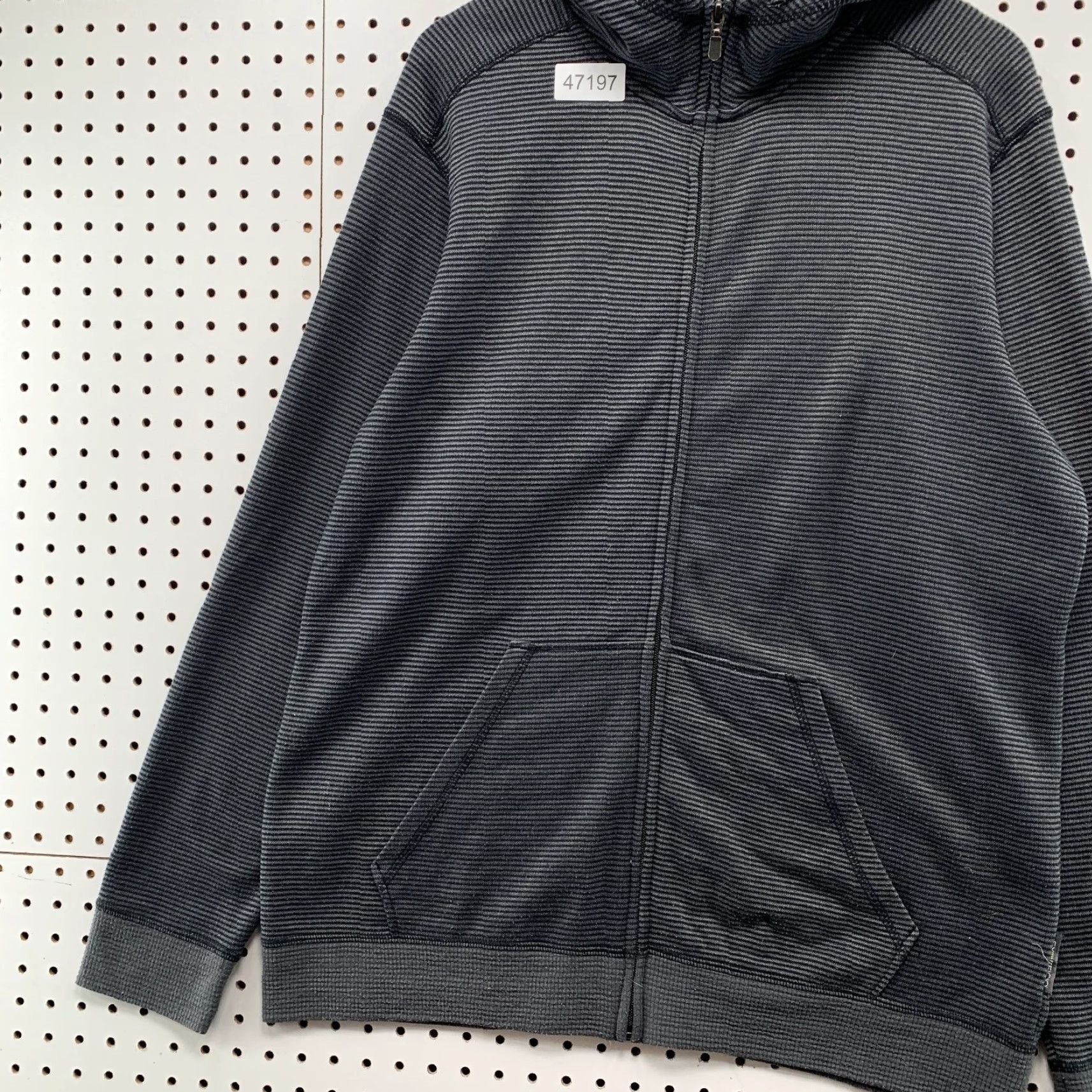 ExOfficio ExOfficio Hoodie Mens XL Gray Waffle Knit Thermal Hooded Outdoor Hopper? Size US XL / EU 56 / 4 - 6 Thumbnail