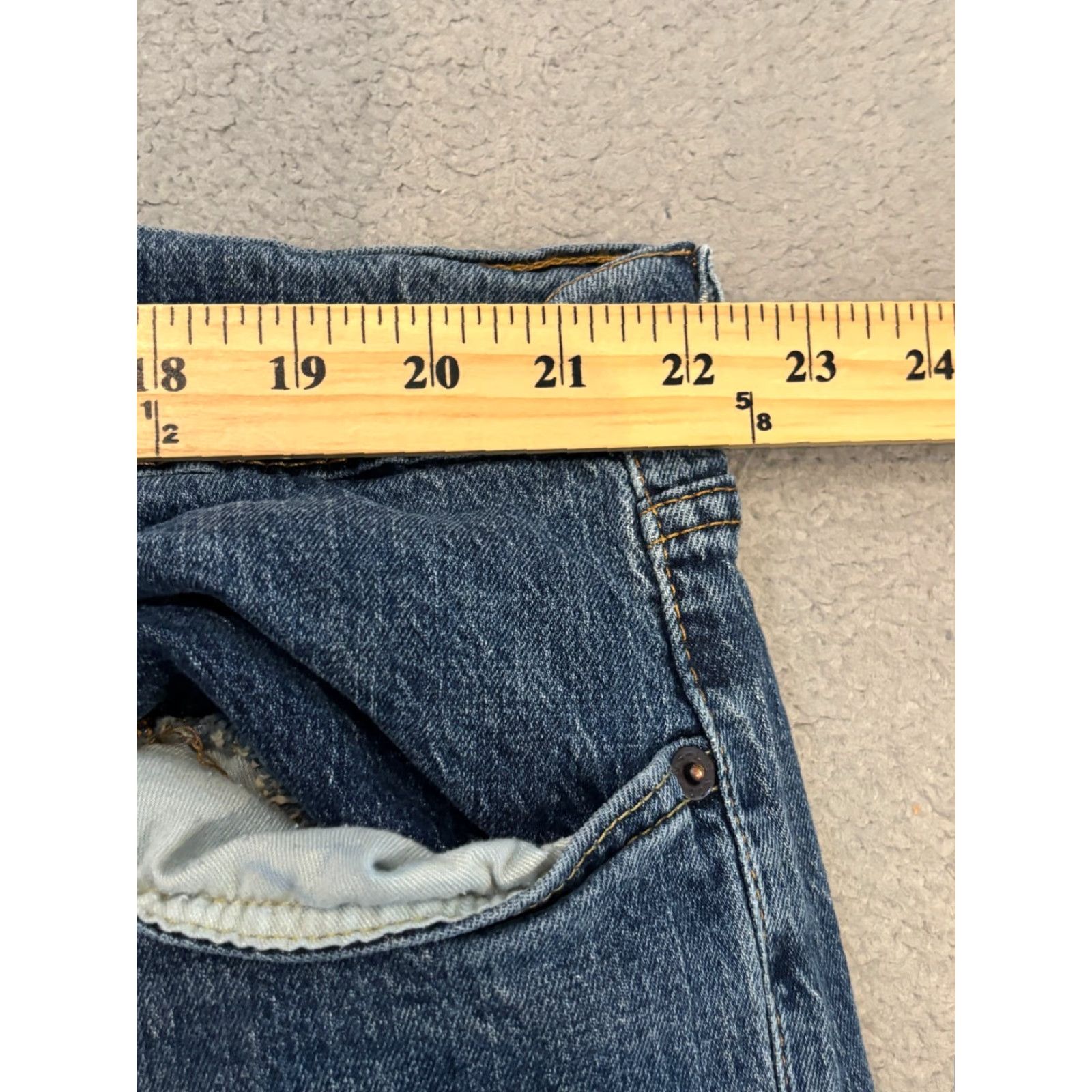 Levi's Levi's 559 Jeans Mens 44x32 Relaxed Straight Comfort Medium Wash Blue Denim Pants Jeans Size US 44 / EU 60 - 4 Thumbnail