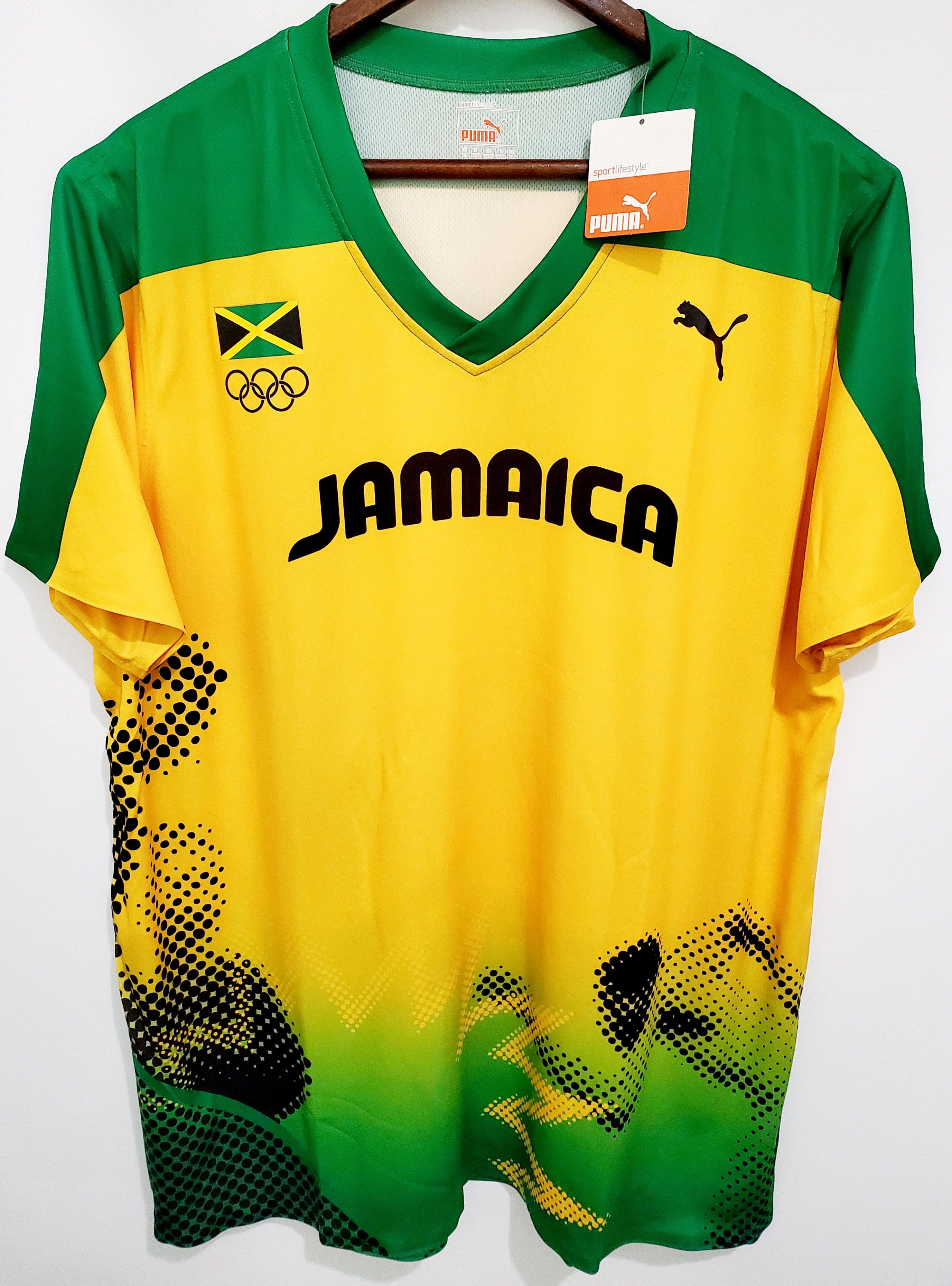 Puma × USA Olympics Jamaica Pro Elite Olympics 2012 Running Singlet Usain Bolt Size US XL / EU 56 / 4 - 1 Thumbnail