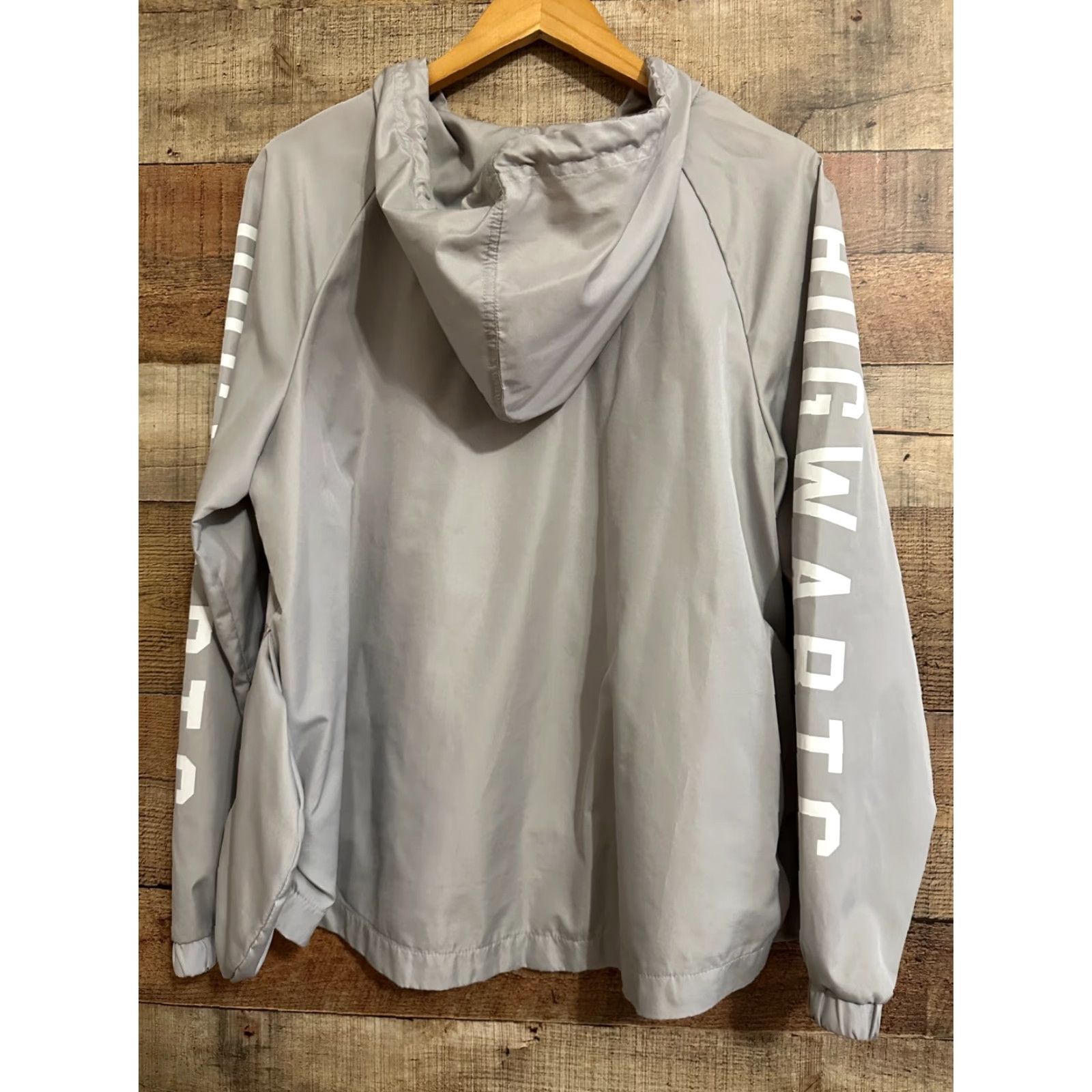 Rains Harry Potter Hogwarts Jacket Windbreaker 1/2 Zip Large Women Gray Rain Lightweight Casual Travel Jacket Weatherproof Size L / US 10 / IT 46 - 5 Thumbnail
