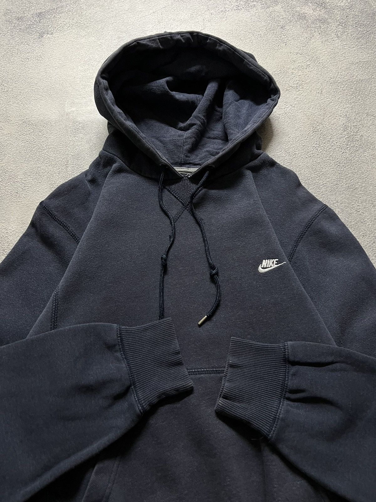Nike × Vintage Vintage Y2k Nike 💙 Mini Logo Hoodie 00’s Size US S / EU 44-46 / 1 - 1 Thumbnail