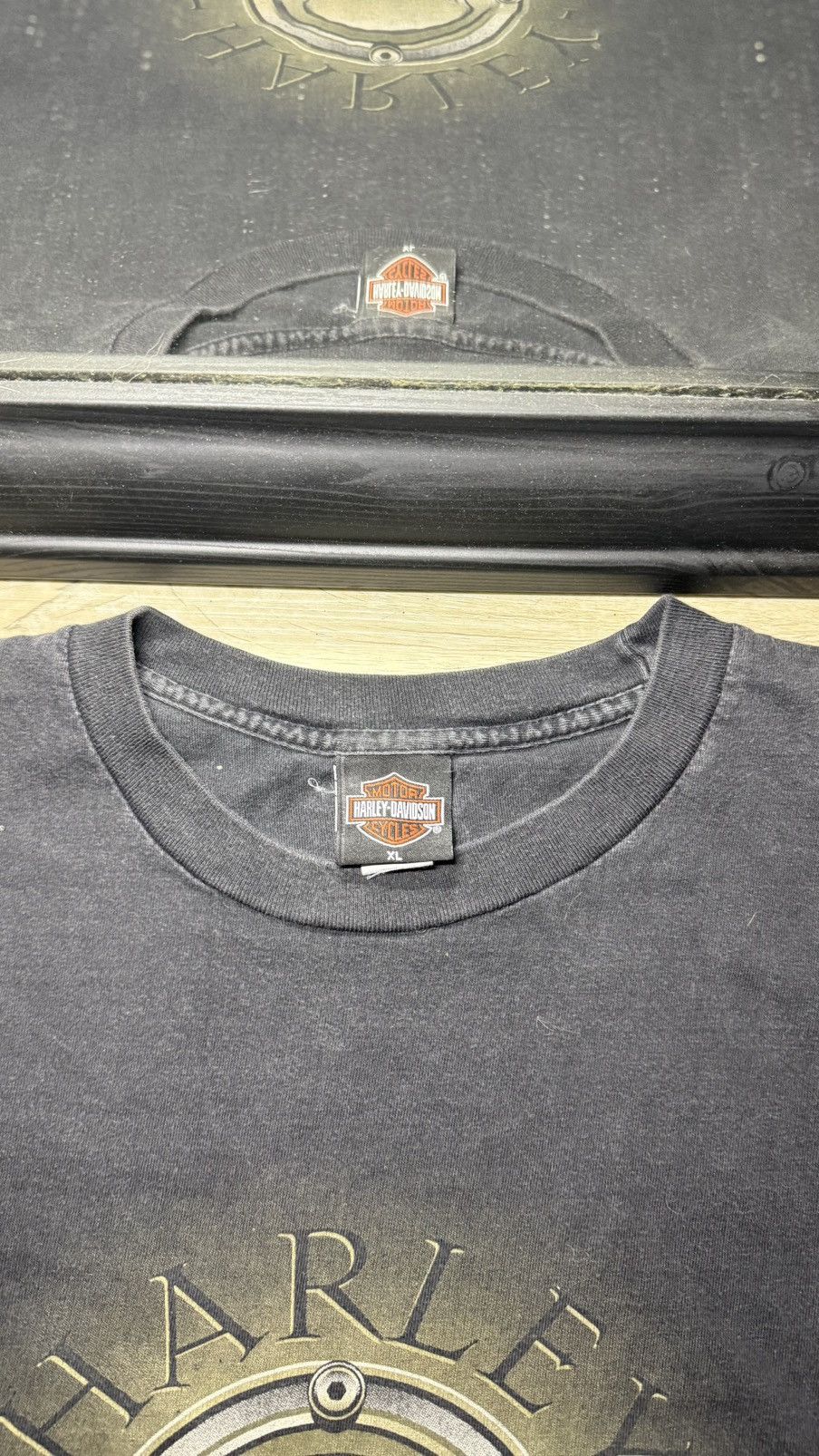 Harley Davidson Y2K 2000s Harley Davidson Skull / Skeleton Glowing Shirt Size US XL / EU 56 / 4 - 4 Thumbnail