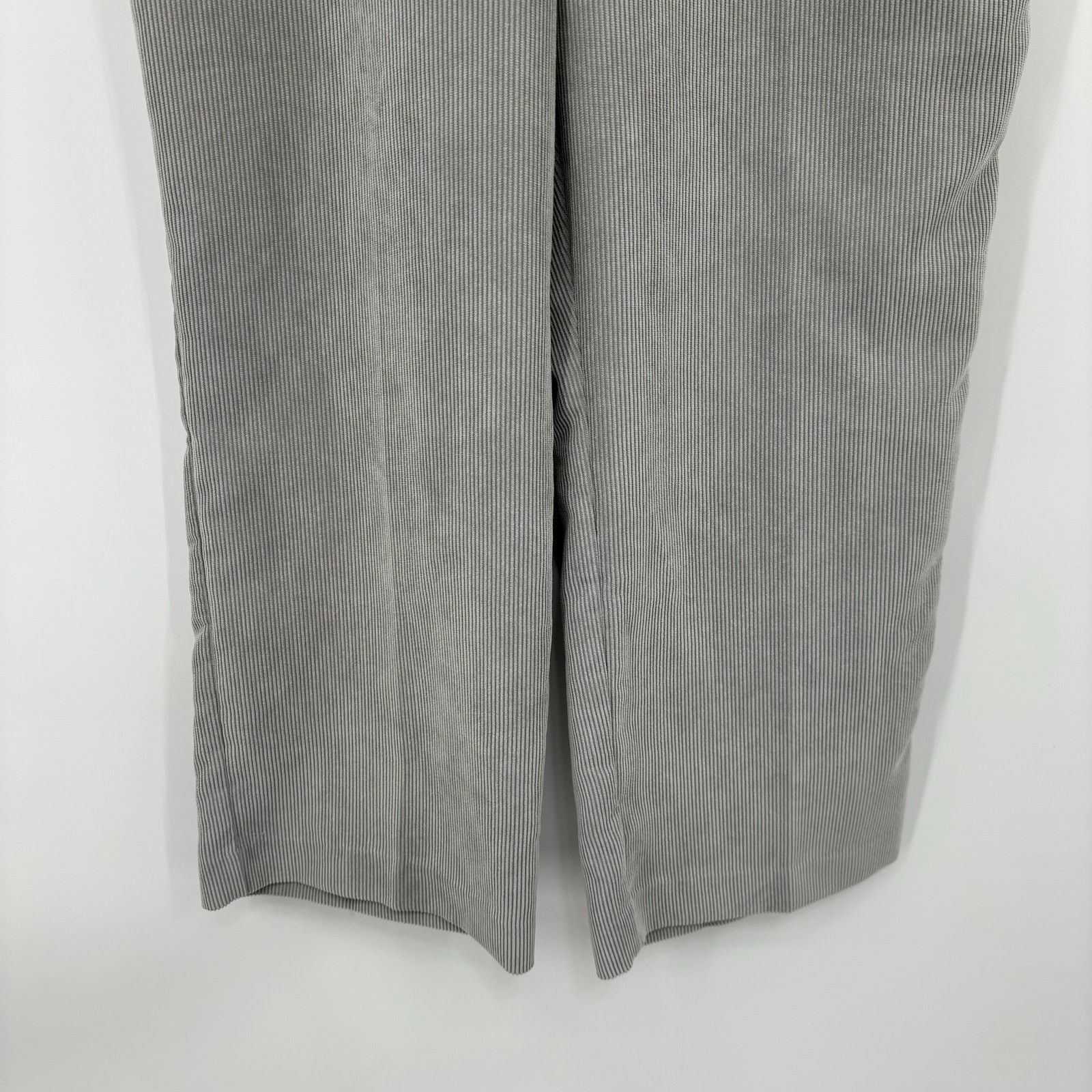 Other Alfred Dunner Corduroy Eskimo Kiss 14 Gray Pants Classic Fit Size 36" / US 14 / IT 50 - 8 Thumbnail