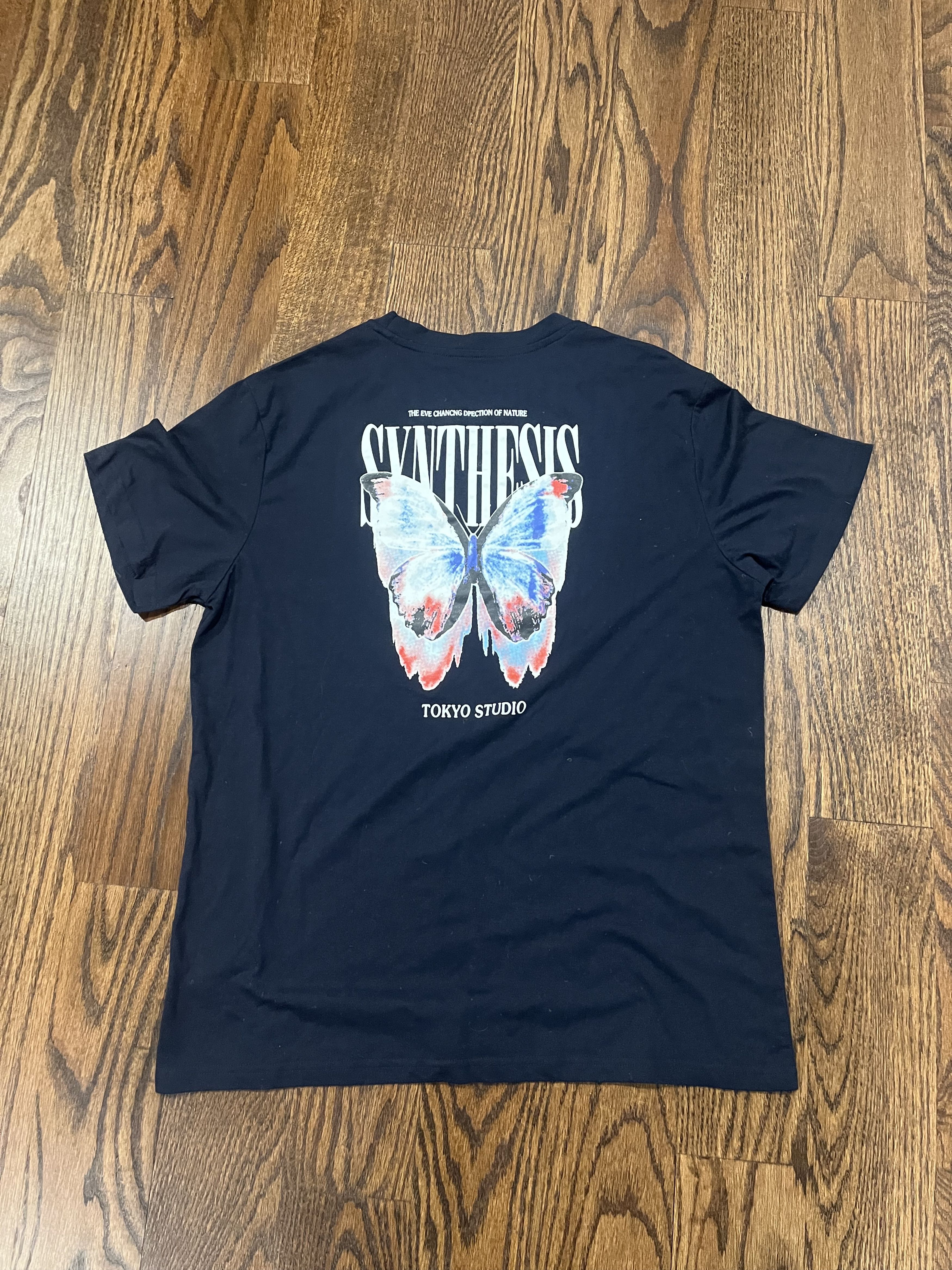Vintage Synthesis Butterfly Tee Size US S / EU 44-46 / 1 - 1 Thumbnail