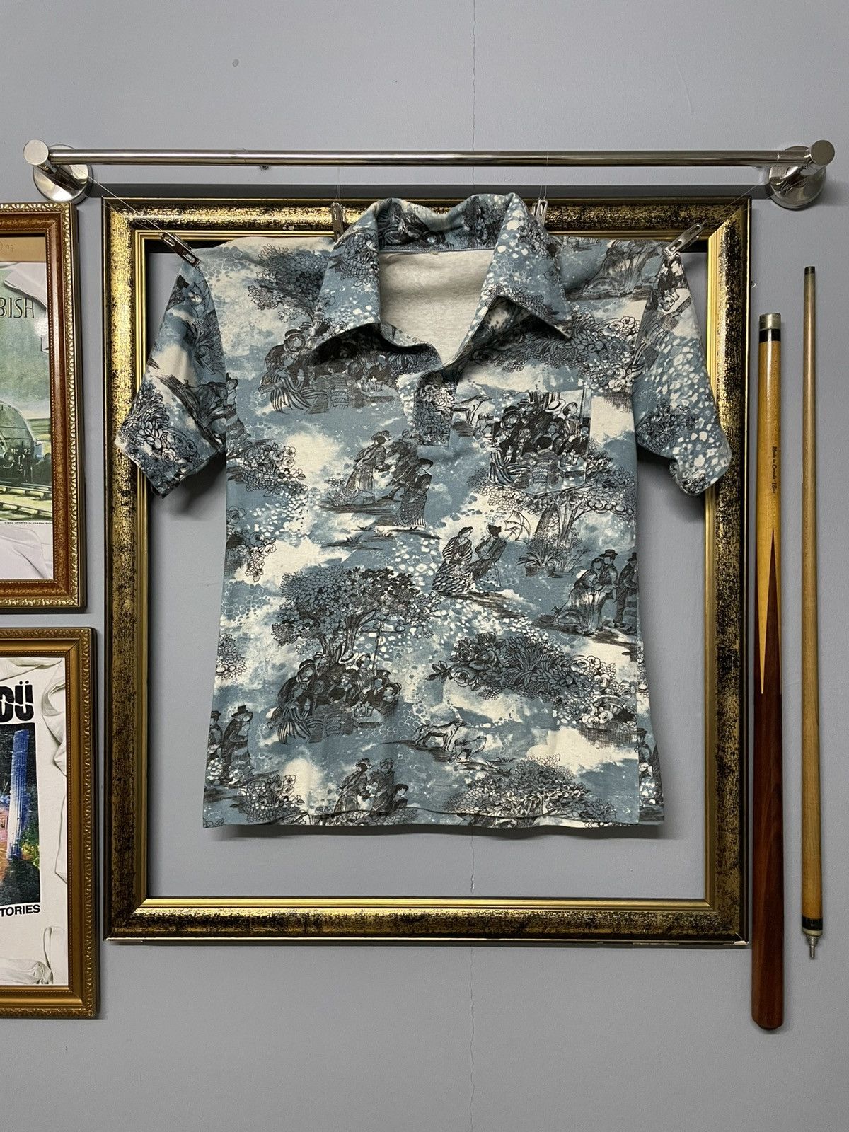 Japanese Brand Vintage 1980s Japan Traditional Art History Fullprint Tshirt Size US S / EU 44-46 / 1 - 1 Thumbnail