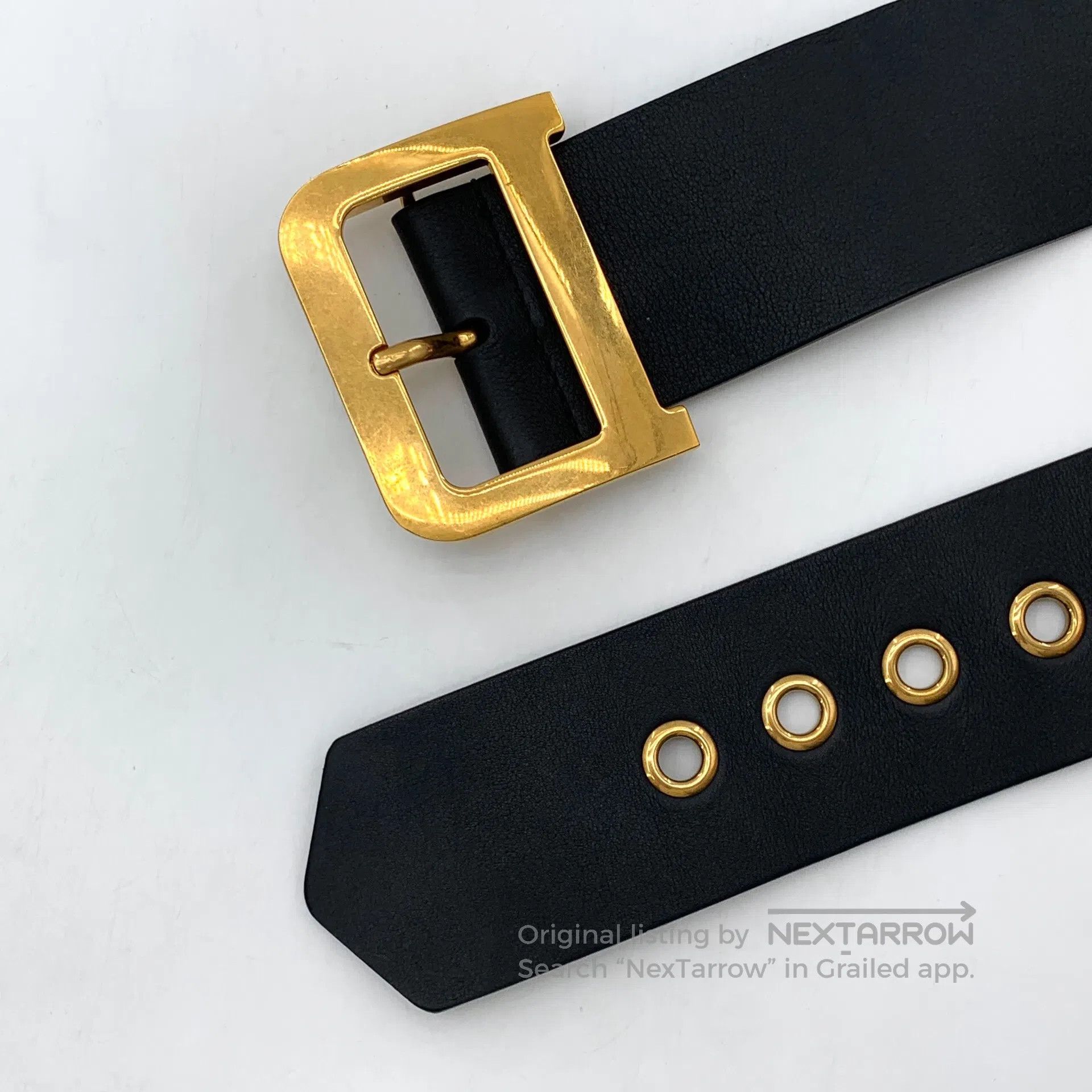 Dior Dior Black D Buckle Belt| Size ONE SIZE - 4 Thumbnail