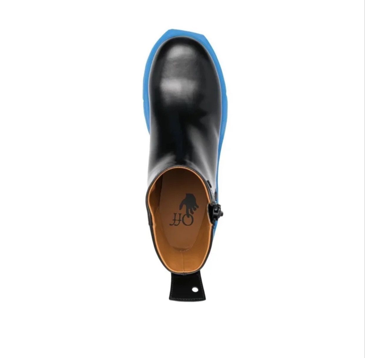 Off-White Off-White Leather Ankle rubber sole (blue) boots Size US 8 / EU 41 - 12 Thumbnail