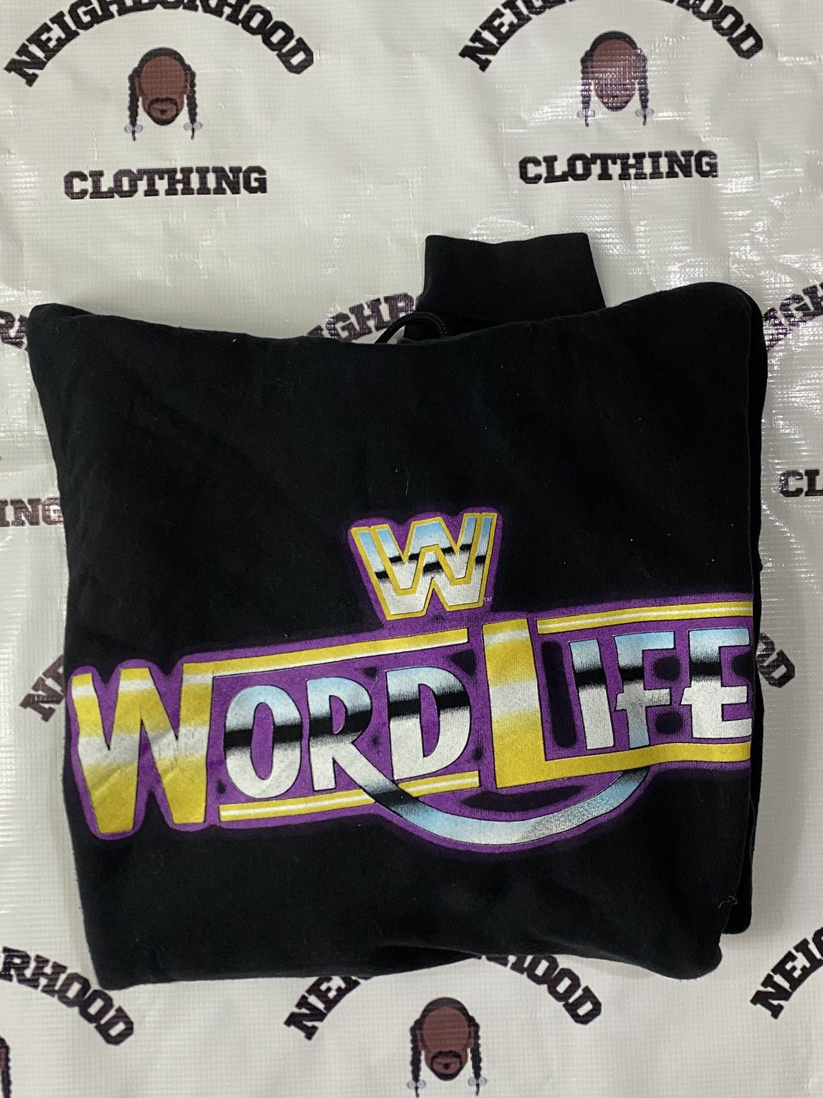 WWE JOHN CENA WORD LIFE VINTAGE HOODIE. Size US XXL / EU 58 / 5 - 13 Thumbnail
