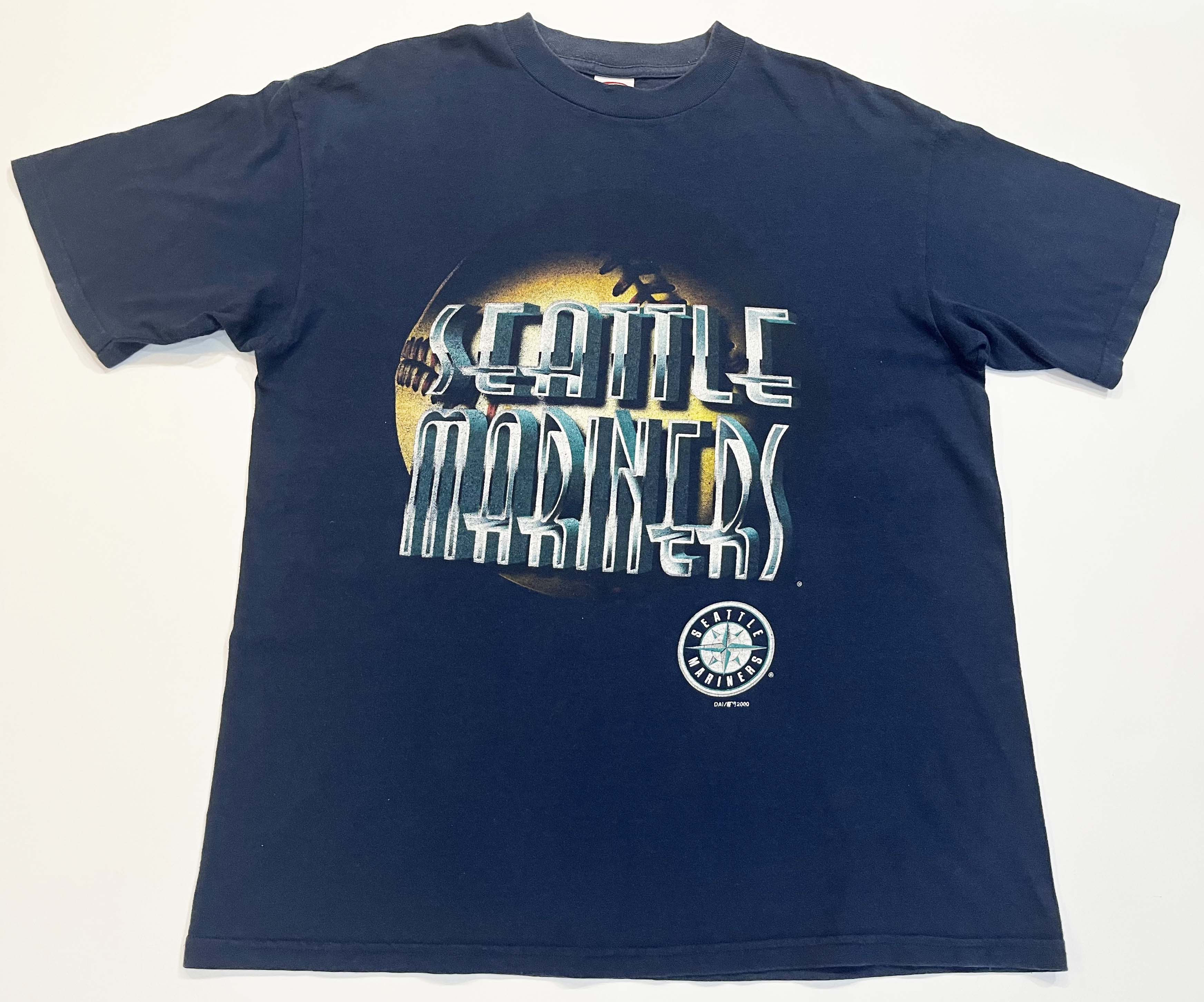 MLB × Vintage Vintage True Fan 2000 MLB Seattle Mariners Baseball T-Shirt Size US L / EU 52-54 / 3 - 1 Thumbnail