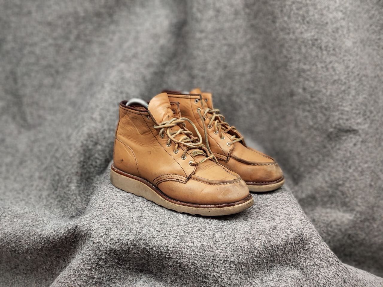Red Wing Vintage Red Wing Moc Toe 3374 Faded Leather Boots Shoes Size US 5 / EU 37 - 4 Thumbnail
