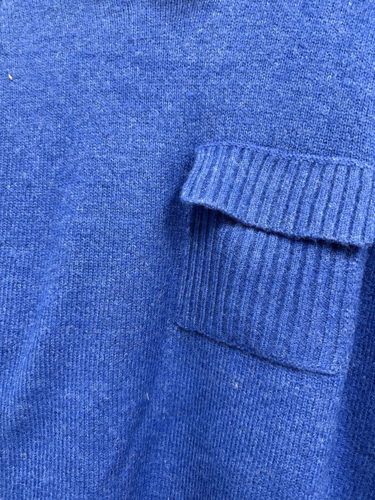 River Island River Island Blue Turtleneck Sweater Dress Size L / US 10 / IT 46 - 3 Thumbnail