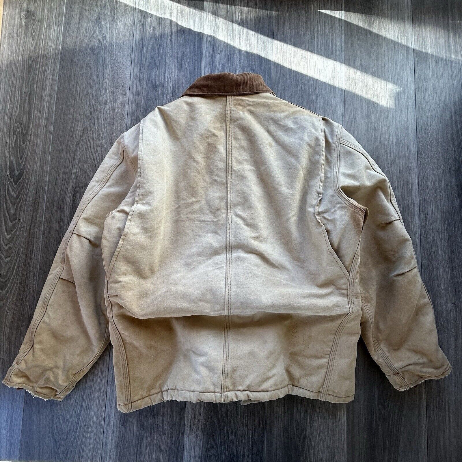Carhartt Vintage Carhartt Arctic Jacket C03 BRN 42 Coat 90s Made USA Size US XL / EU 56 / 4 - 3 Thumbnail