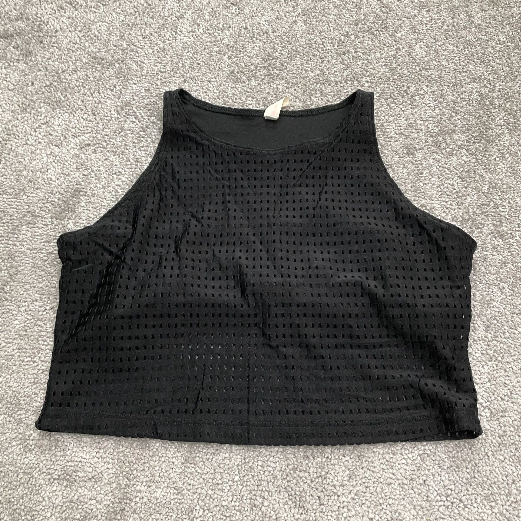 Free People Free People Movement x Onzie Active Cropped Tank Top Womens L Black Athletic Tank Size L / US 10 / IT 46 - 2 Thumbnail