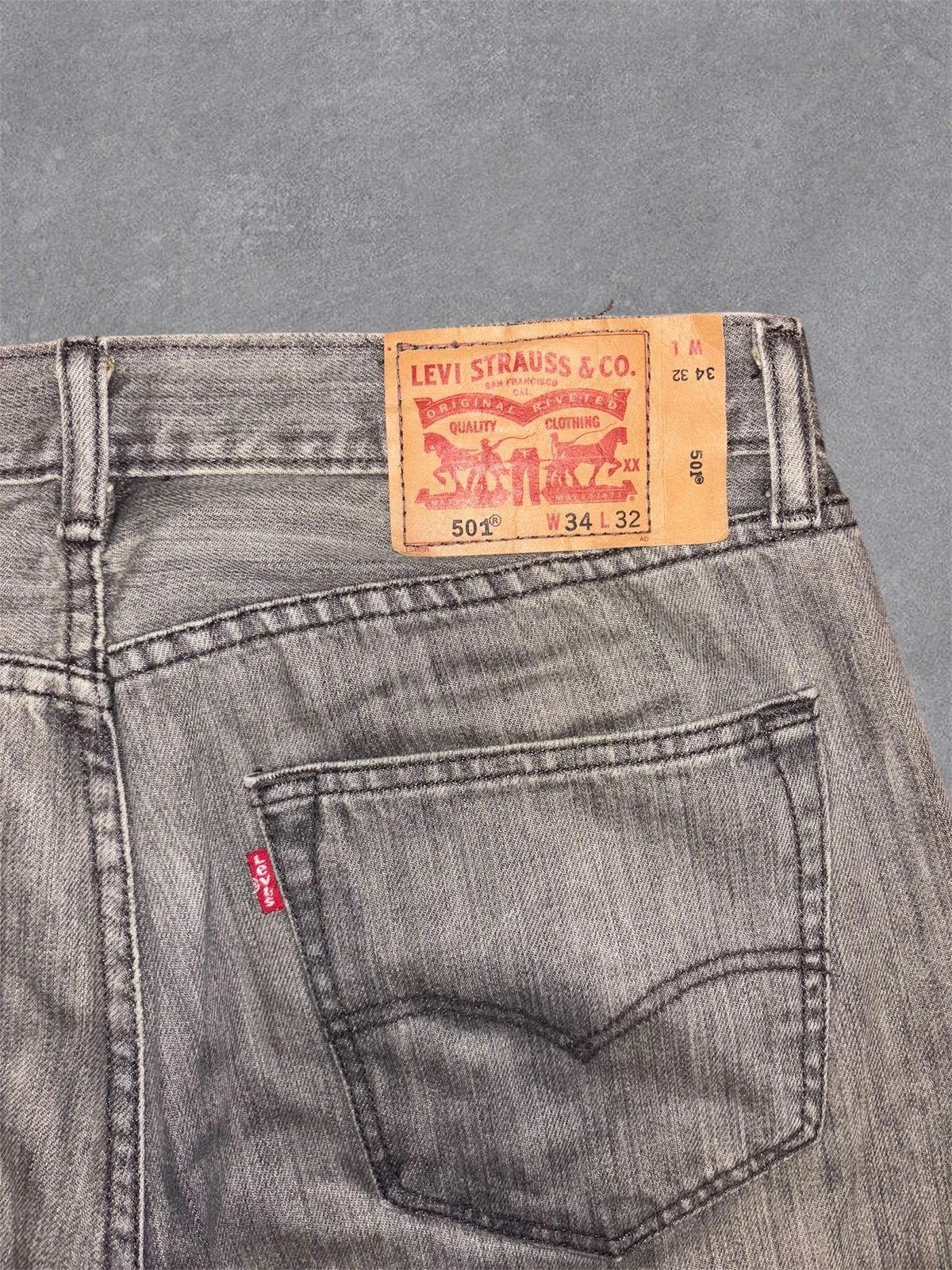 Levi's Vintage Clothing Levi Strauss & Co. Oversized Vintage Grey Jeans Size US 32 / EU 48 - 4 Thumbnail