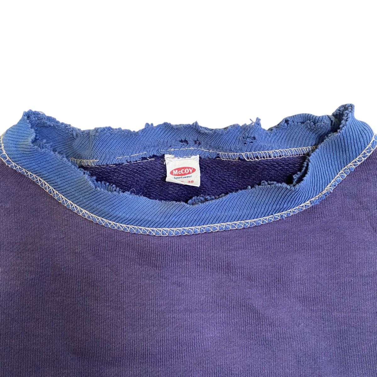 Vintage 💥MCCOY THRASHED DISTRESSED SWEATER SIZE 38 Size US M / EU 48-50 / 2 - 5 Thumbnail