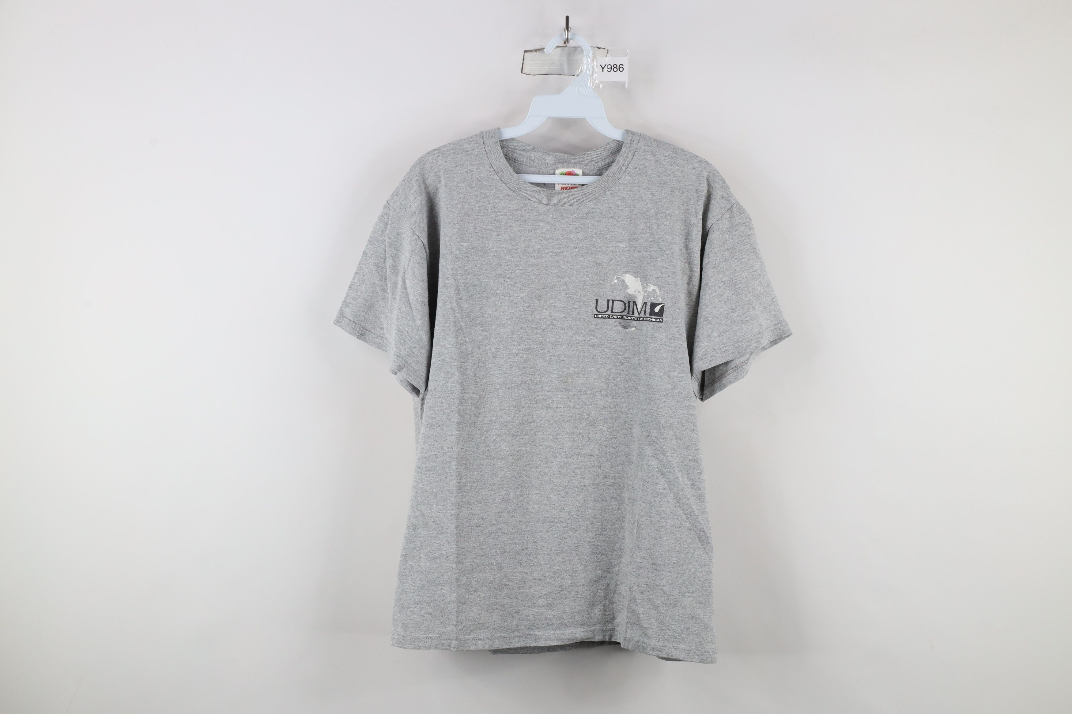 Vintage Vintage Dairy Industry of Michigan Got Milk T-Shirt Gray Size L / US 10 / IT 46 - 1 Thumbnail