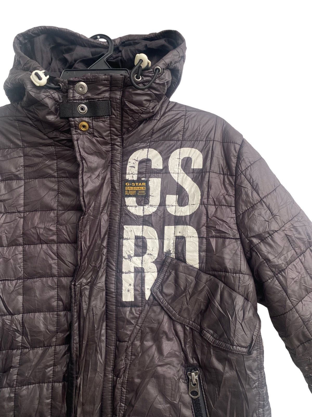 G-Star Rare G STAR Raw Denim quilted bomber down jacket Large size Size US L / EU 52-54 / 3 - 2 Thumbnail
